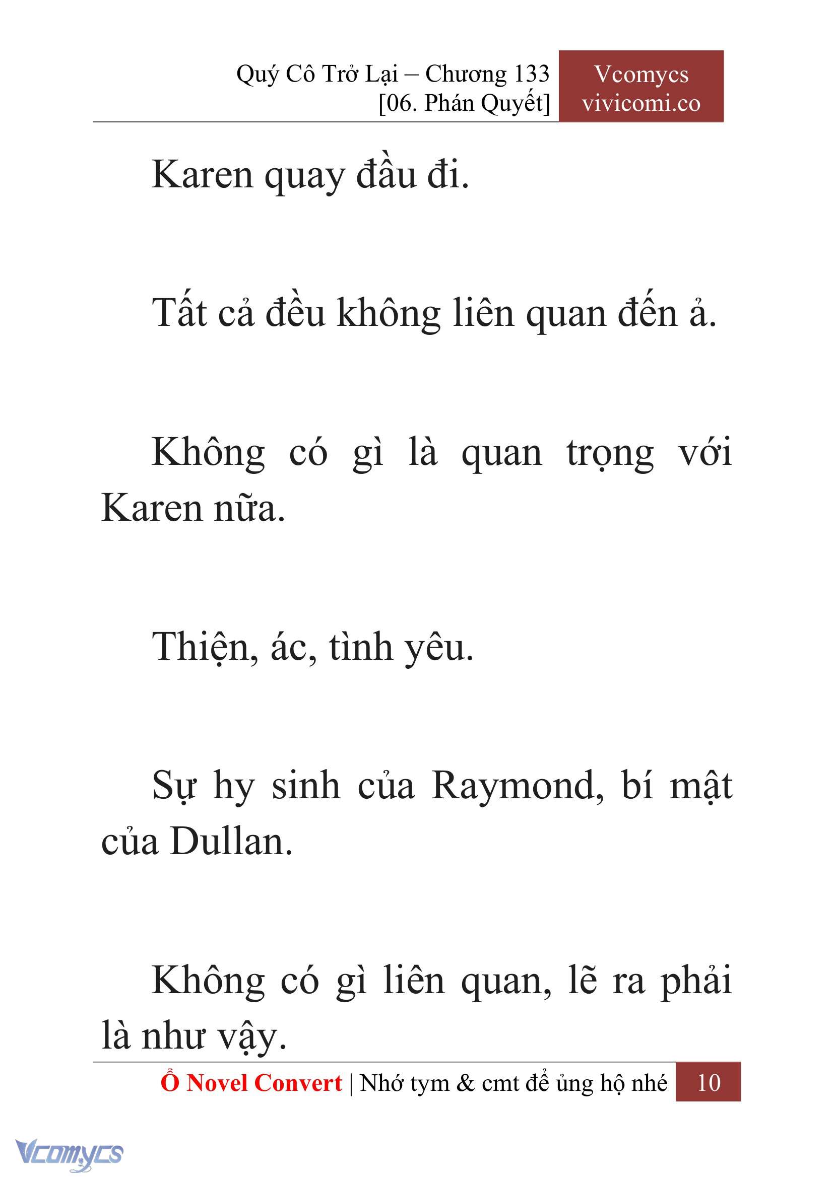 [Novel] Quý Cô Trở Lại Chapter 133 - Trang 13