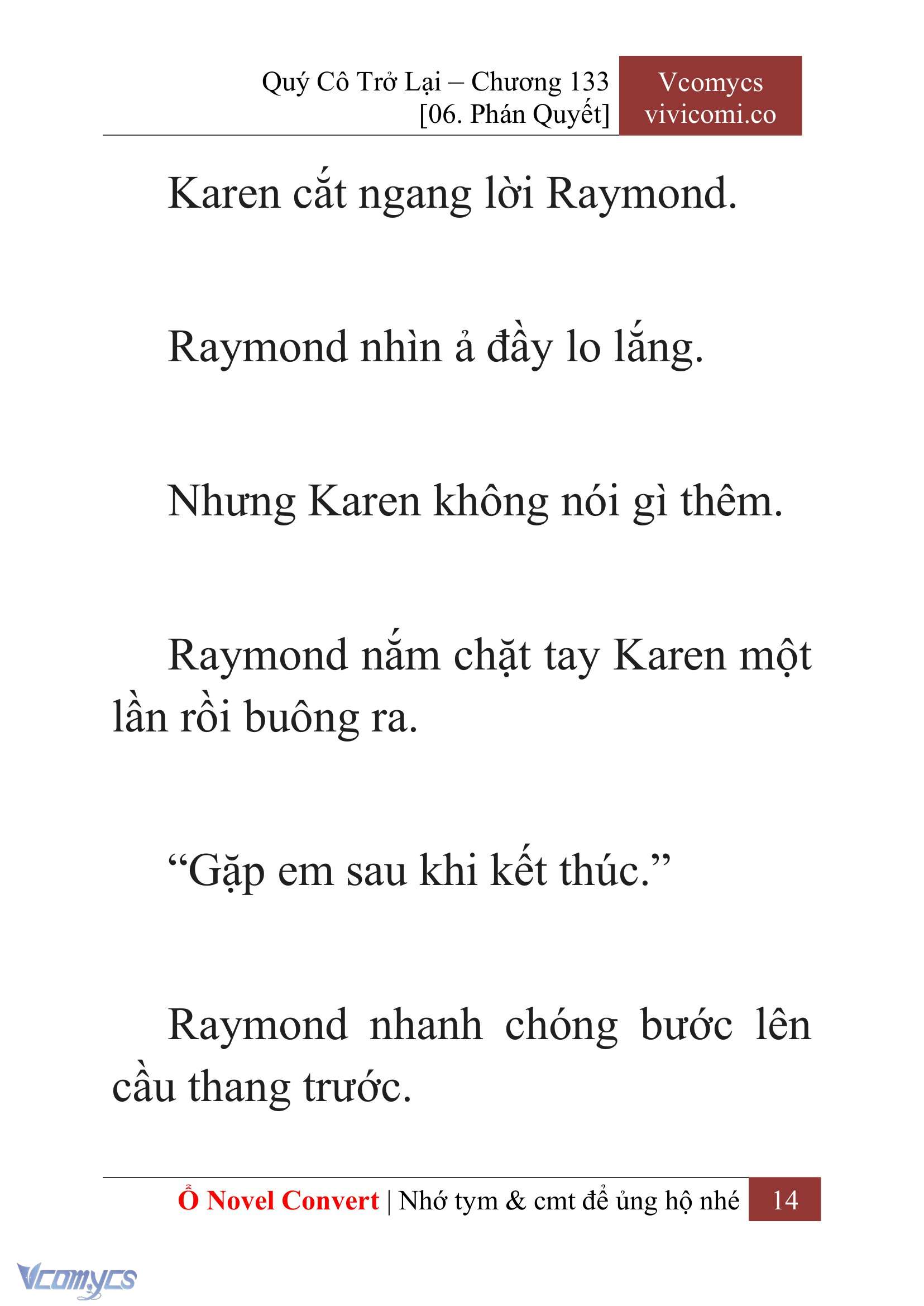 [Novel] Quý Cô Trở Lại Chapter 133 - Trang 17