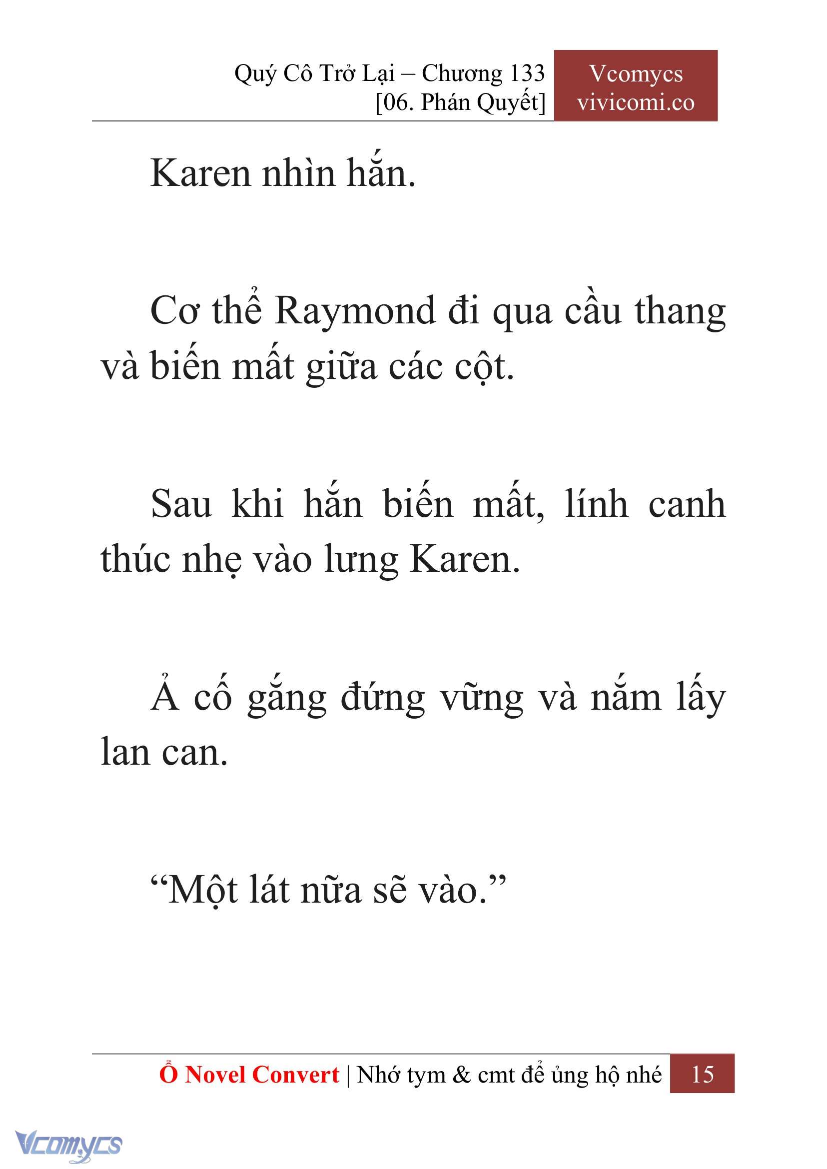 [Novel] Quý Cô Trở Lại Chapter 133 - Trang 18