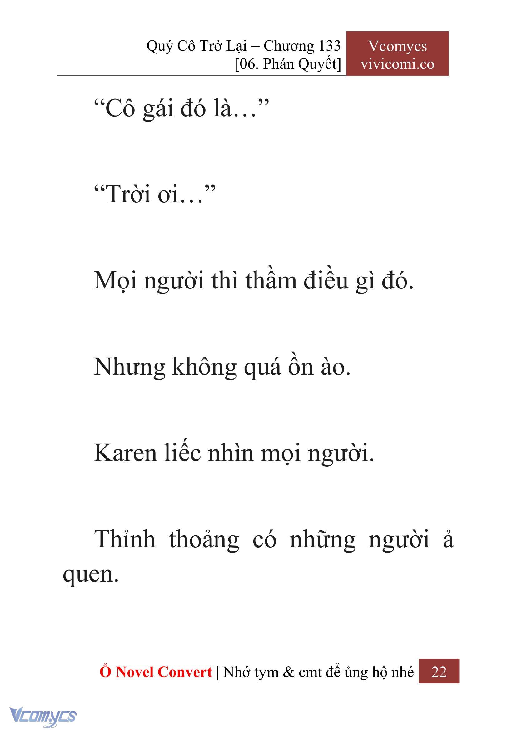 [Novel] Quý Cô Trở Lại Chapter 133 - Trang 25