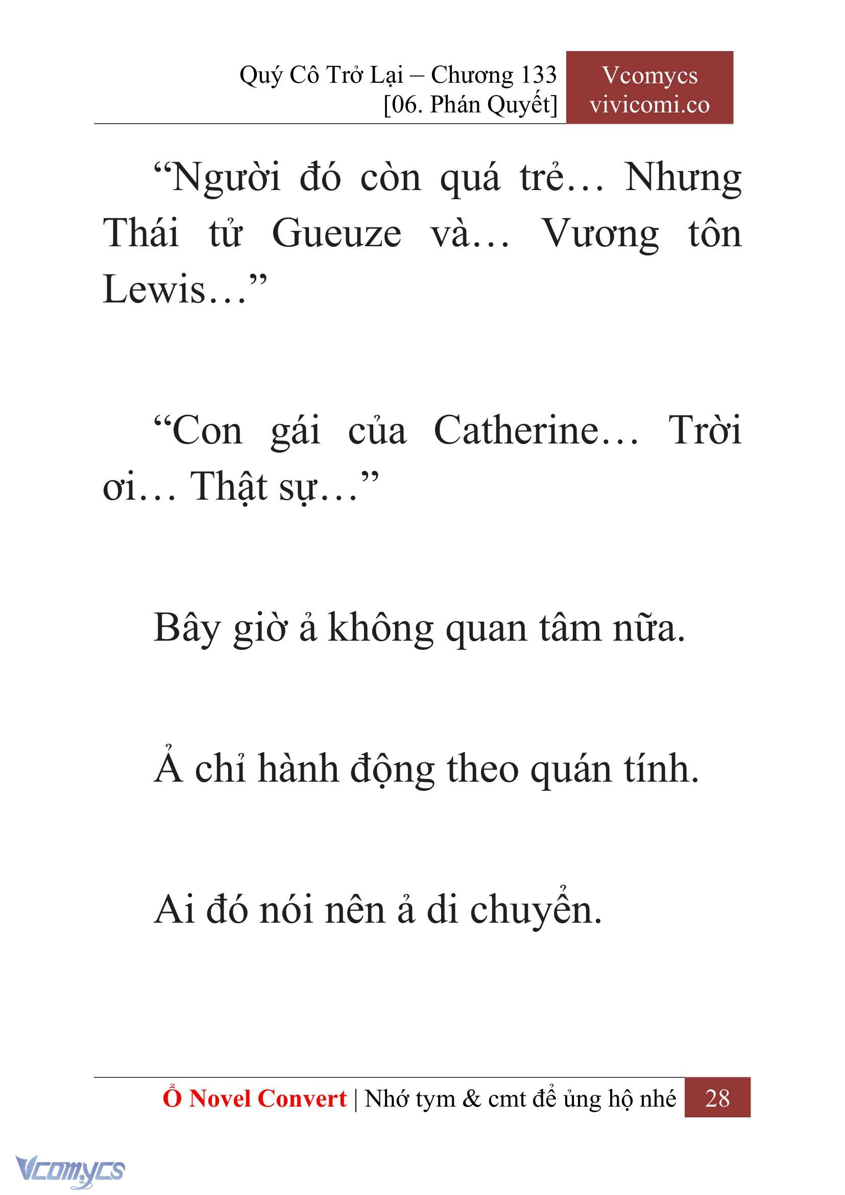 [Novel] Quý Cô Trở Lại Chapter 133 - Trang 31