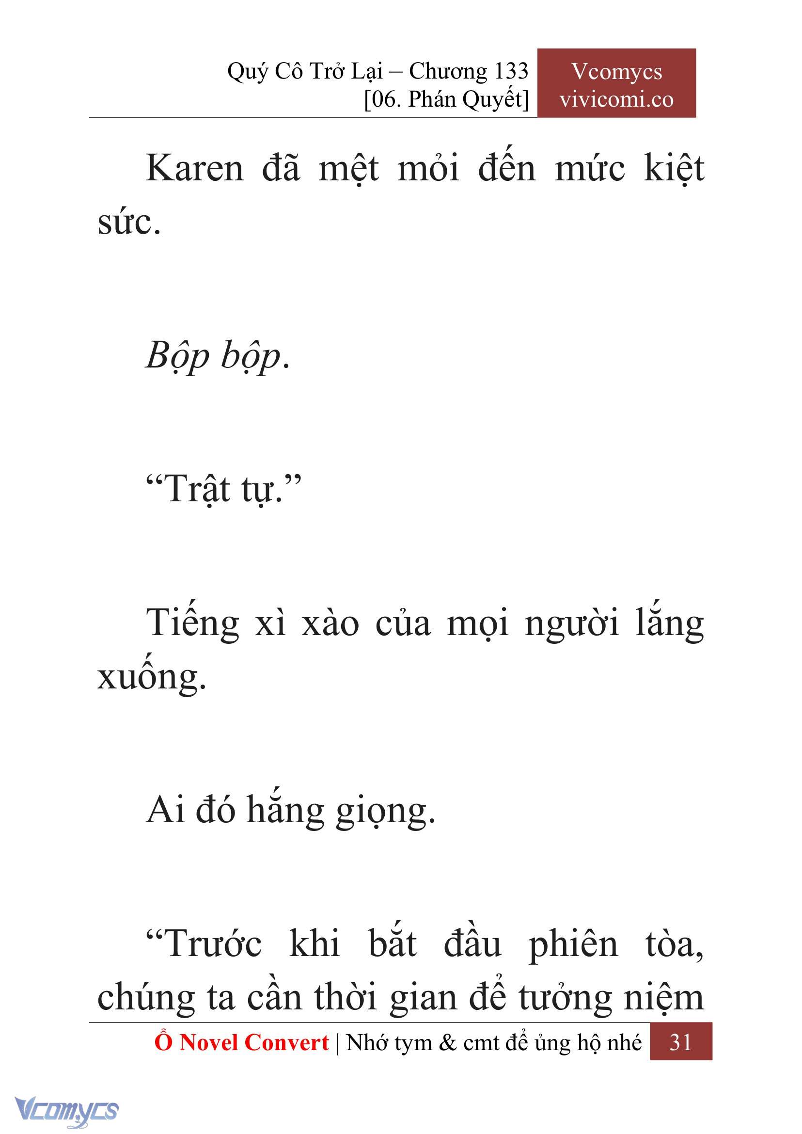 [Novel] Quý Cô Trở Lại Chapter 133 - Trang 34