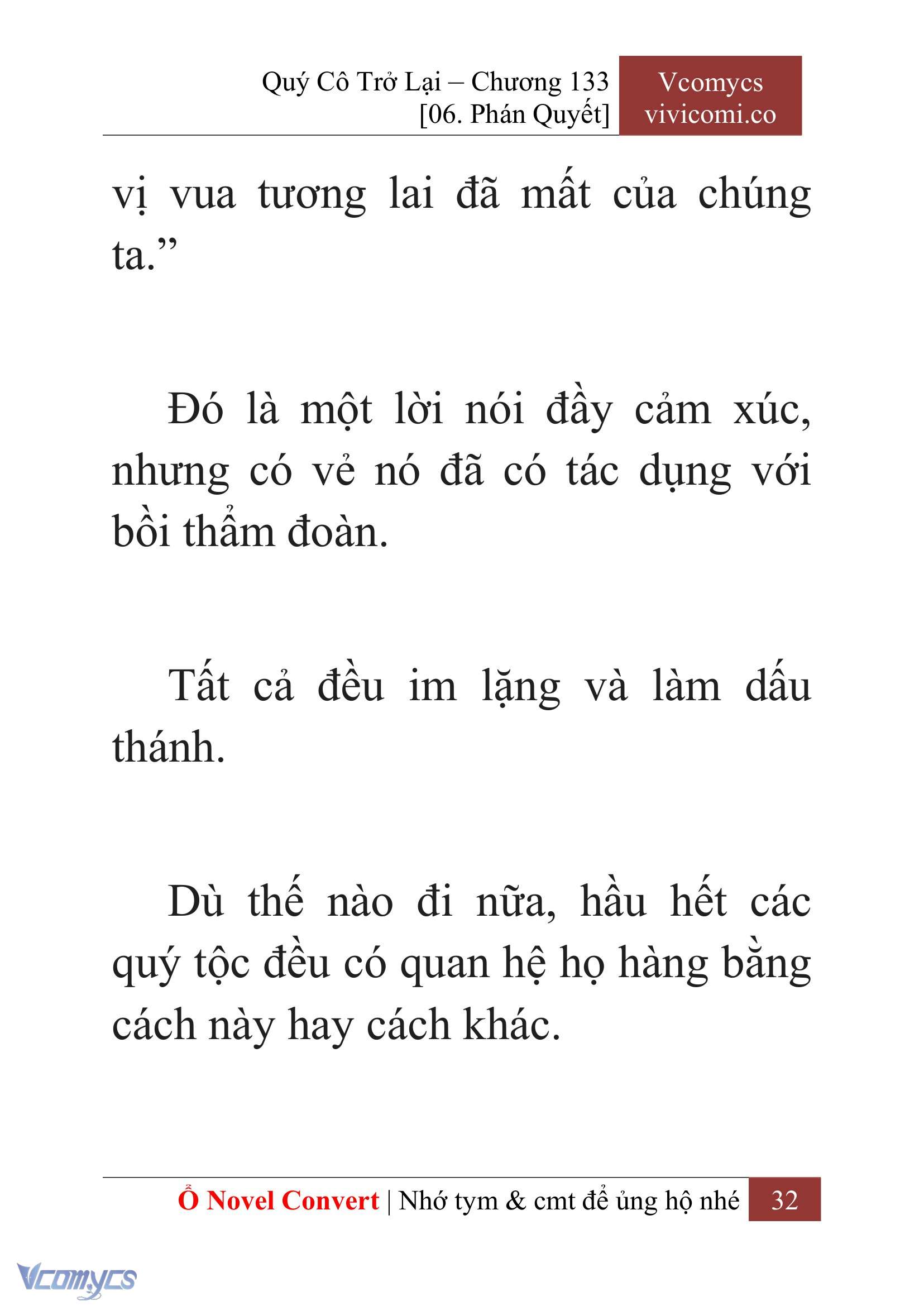 [Novel] Quý Cô Trở Lại Chapter 133 - Trang 35
