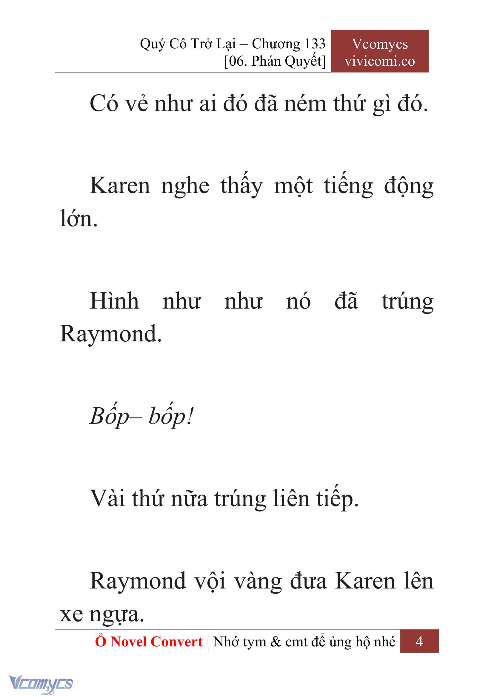 [Novel] Quý Cô Trở Lại Chapter 133 - Trang 7