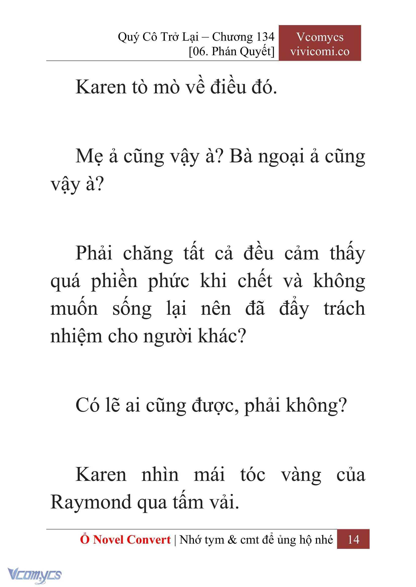 [Novel] Quý Cô Trở Lại Chapter 134 - Trang 17