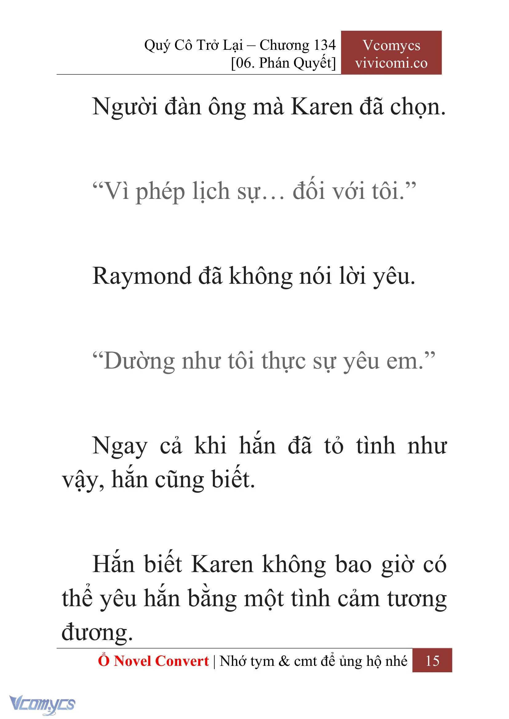 [Novel] Quý Cô Trở Lại Chapter 134 - Trang 18