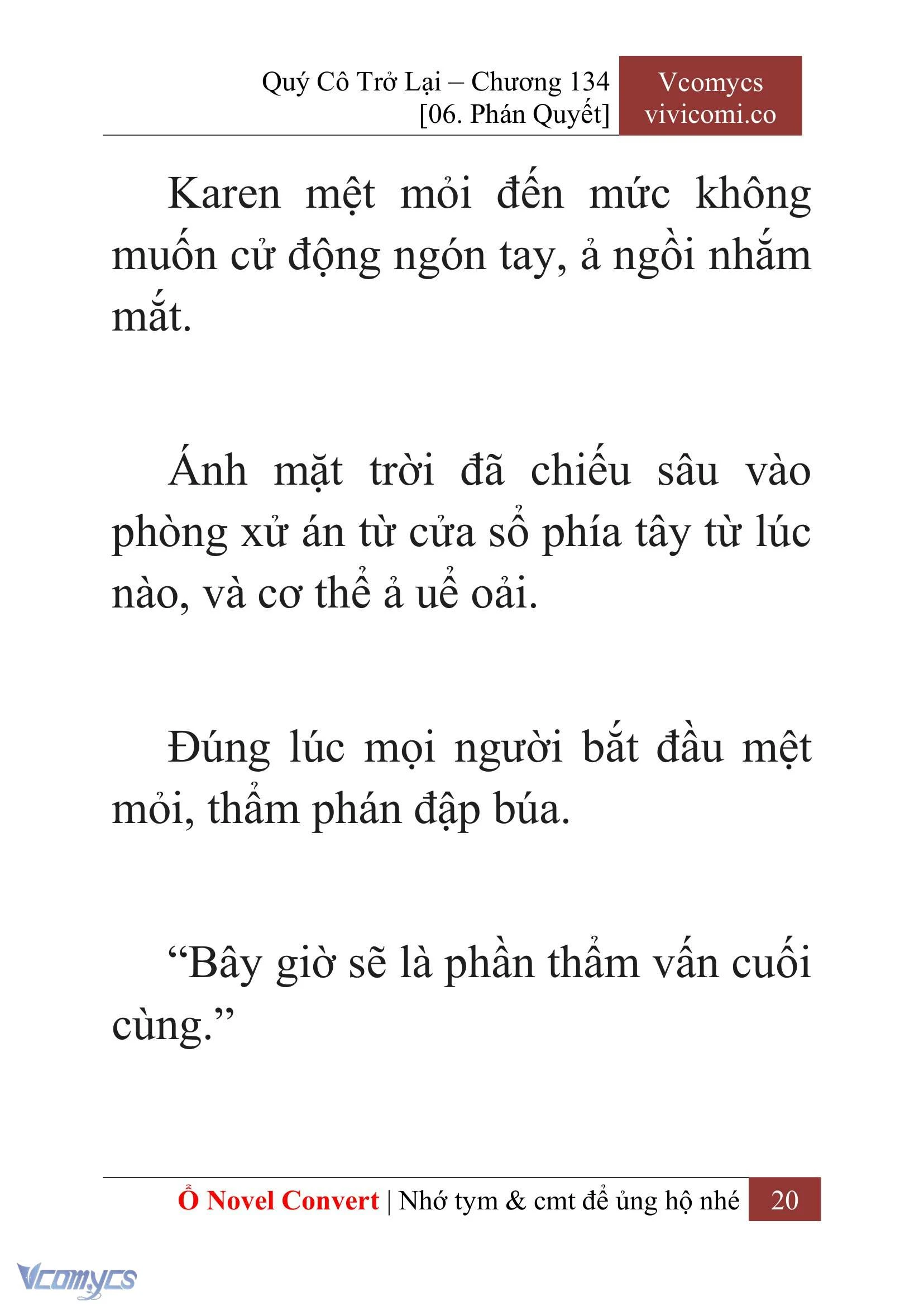 [Novel] Quý Cô Trở Lại Chapter 134 - Trang 23