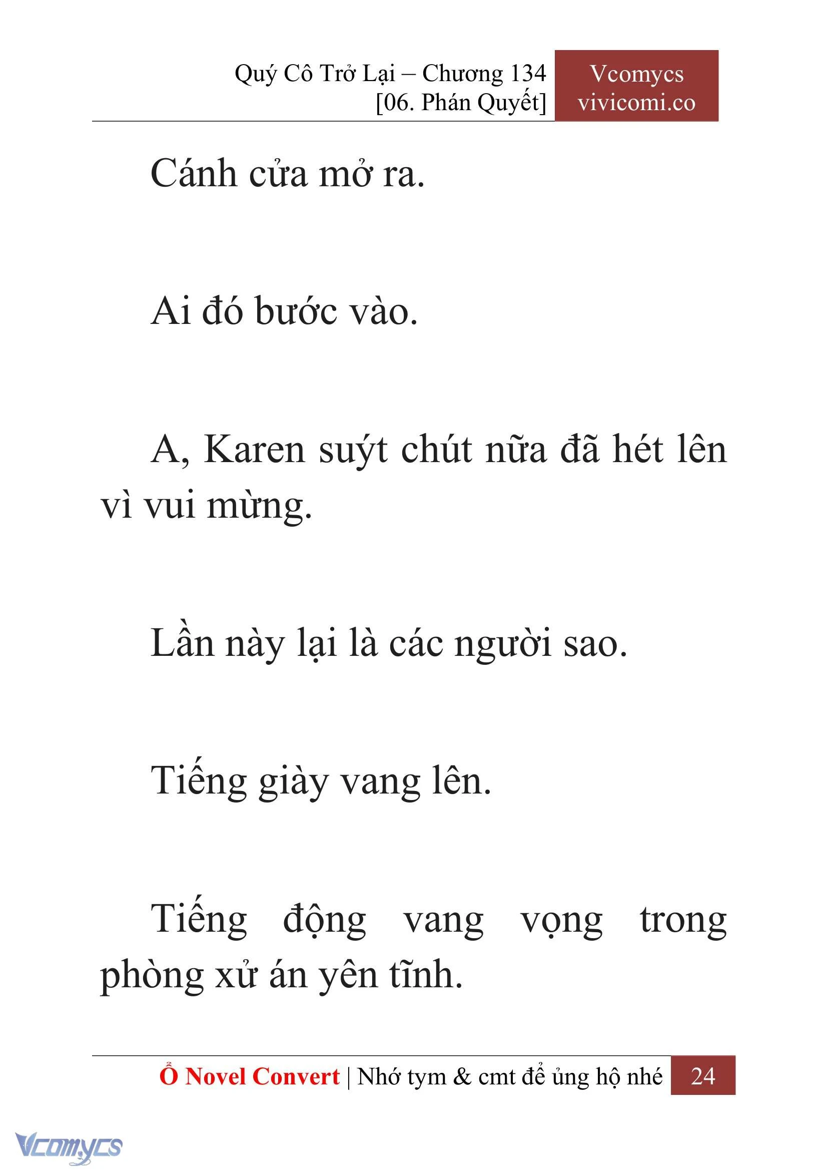 [Novel] Quý Cô Trở Lại Chapter 134 - Trang 27