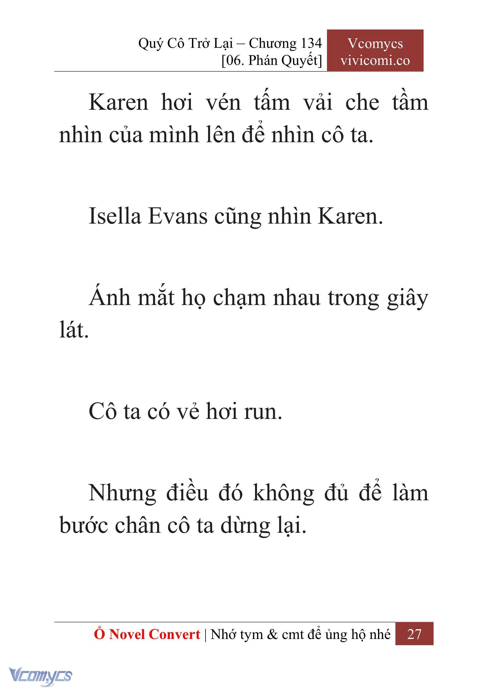 [Novel] Quý Cô Trở Lại Chapter 134 - Trang 30