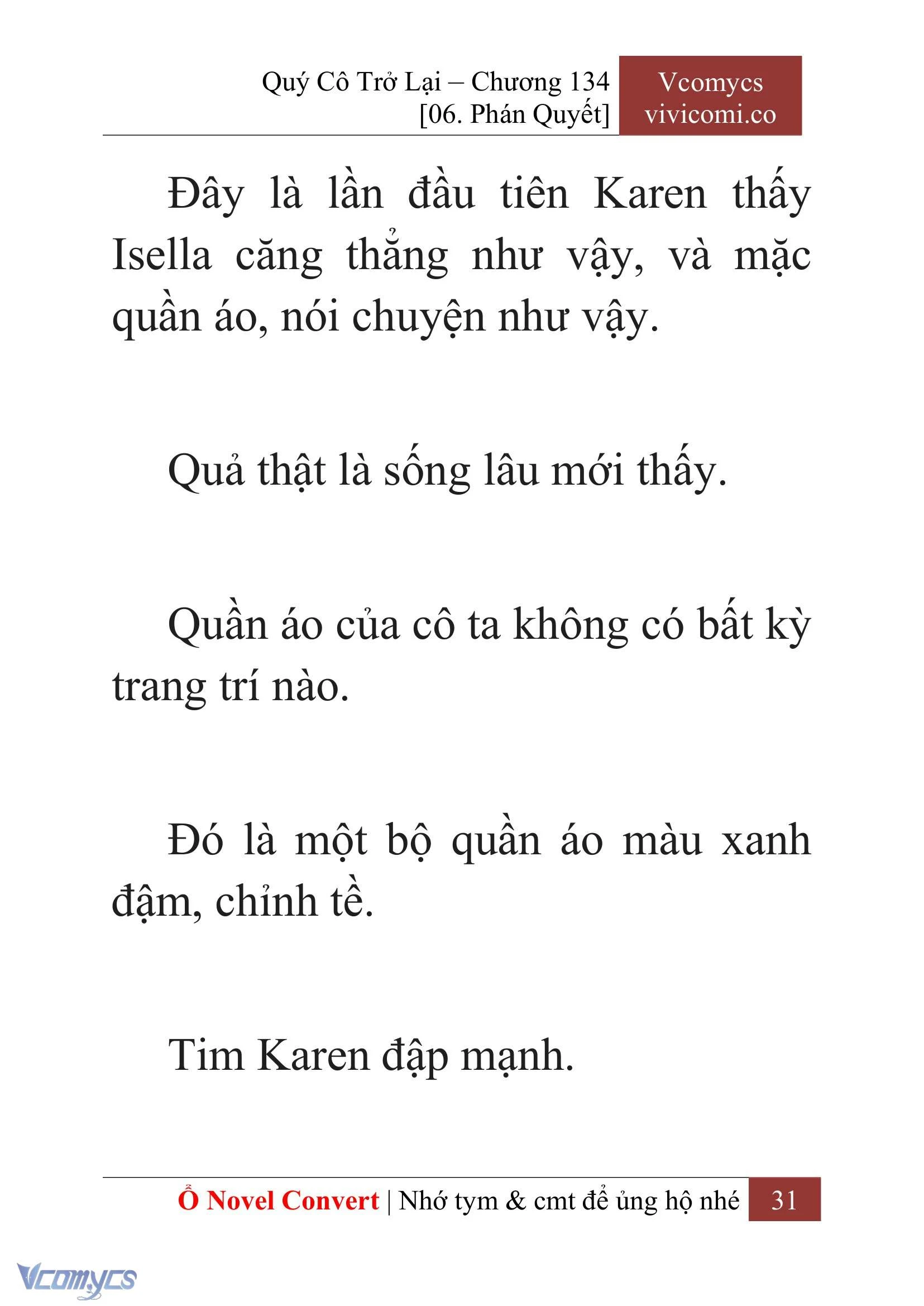 [Novel] Quý Cô Trở Lại Chapter 134 - Trang 34