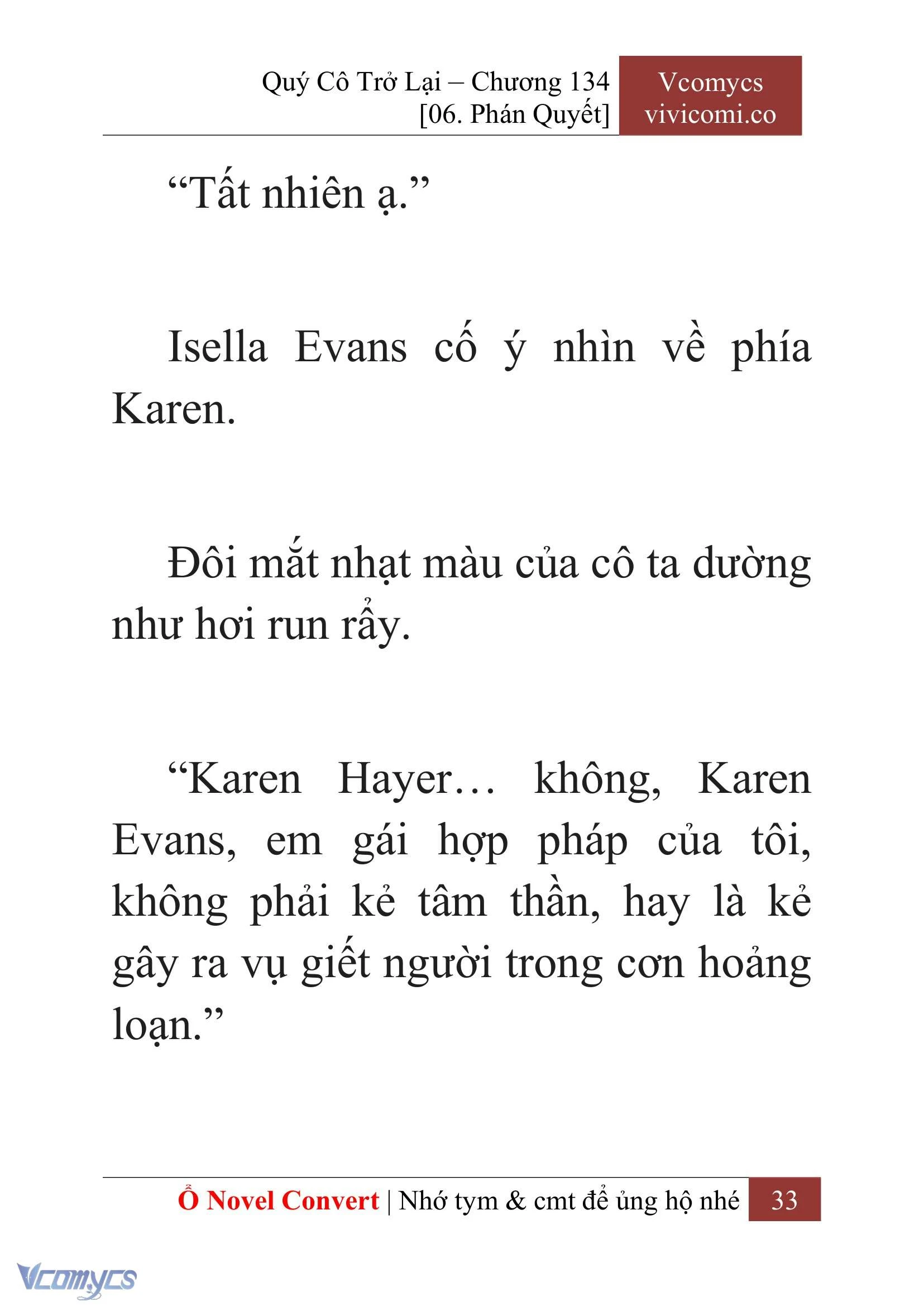 [Novel] Quý Cô Trở Lại Chapter 134 - Trang 36
