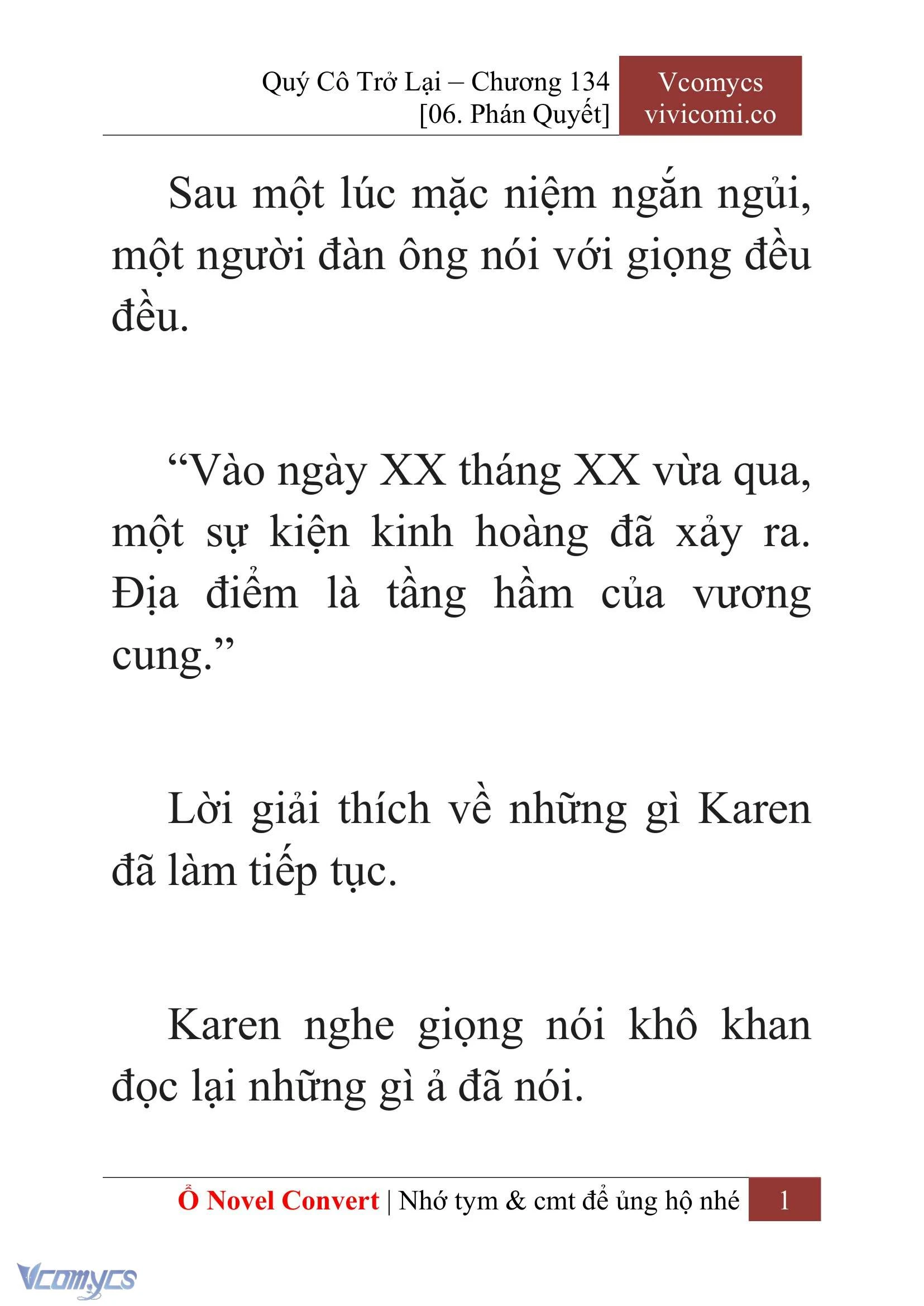 [Novel] Quý Cô Trở Lại Chapter 134 - Trang 4