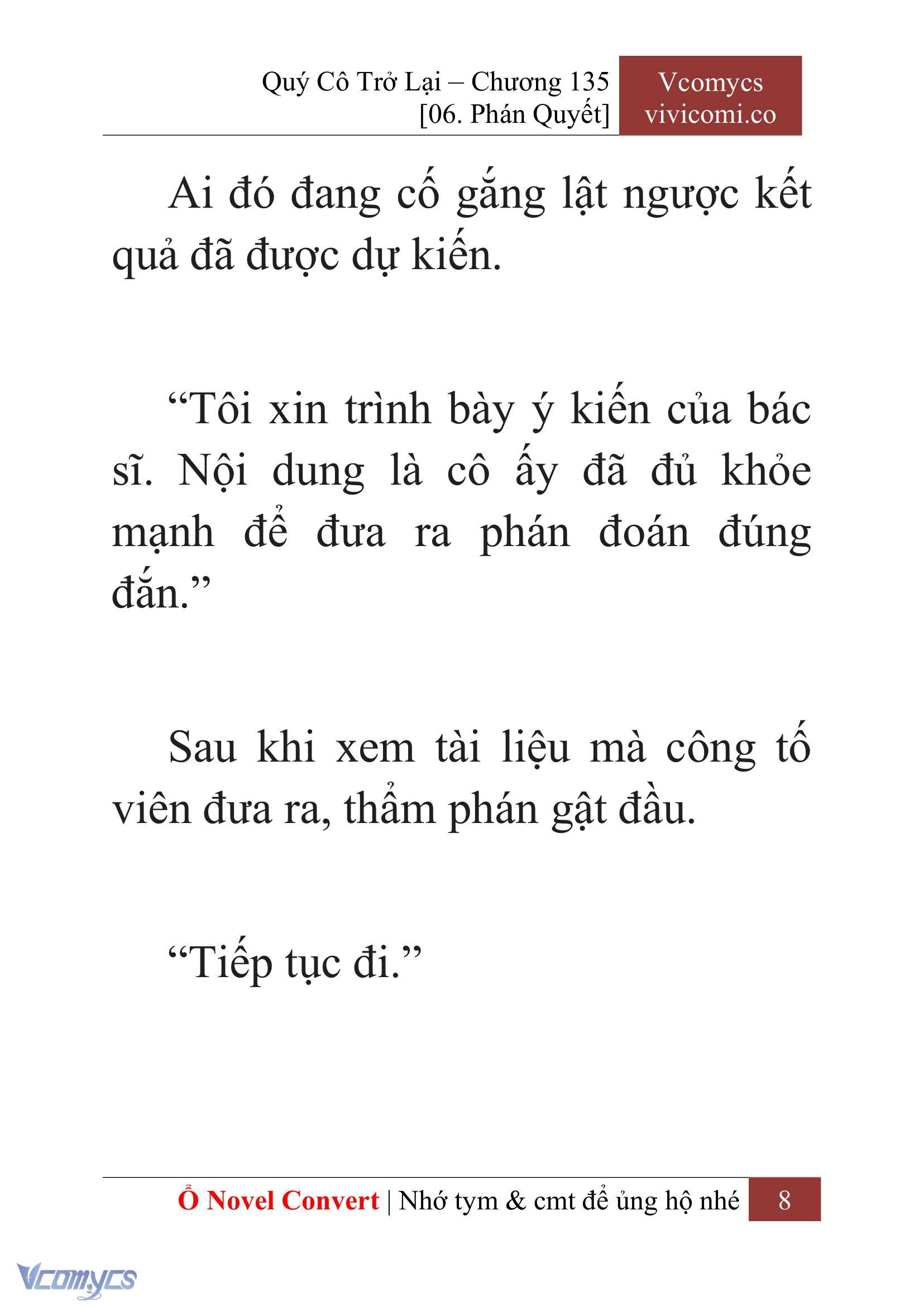 [Novel] Quý Cô Trở Lại Chapter 135 - Trang 11