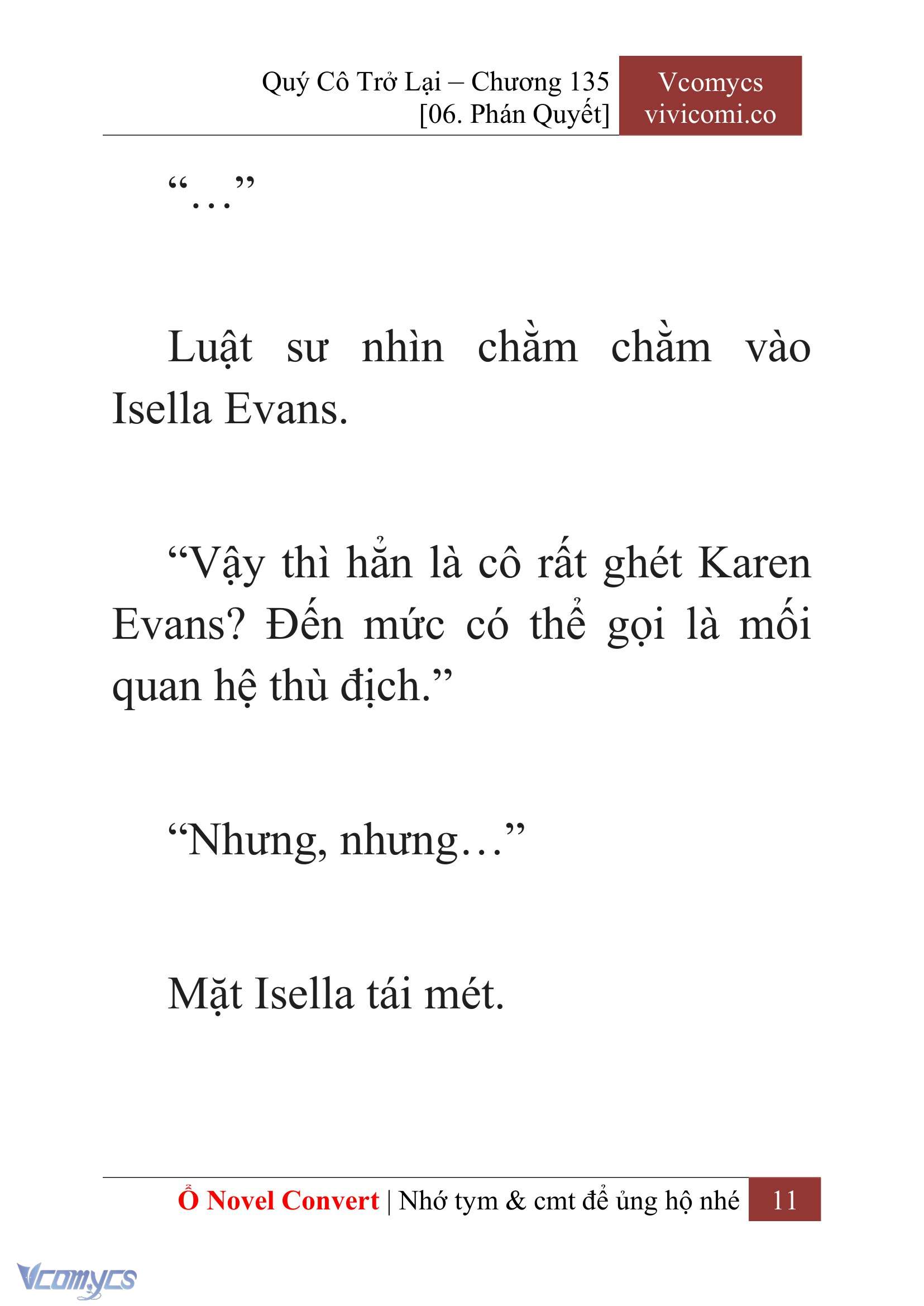 [Novel] Quý Cô Trở Lại Chapter 135 - Trang 14