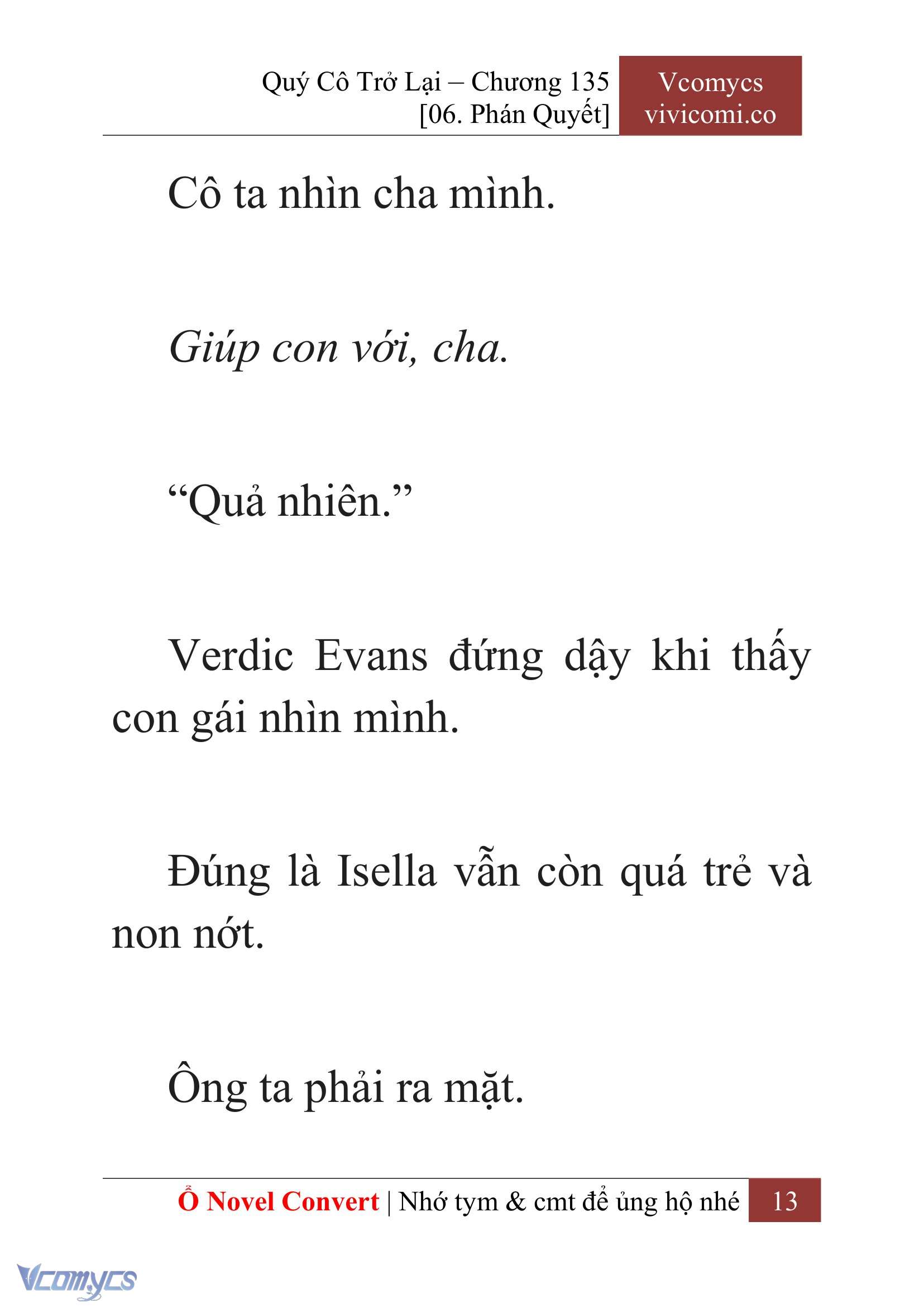 [Novel] Quý Cô Trở Lại Chapter 135 - Trang 16