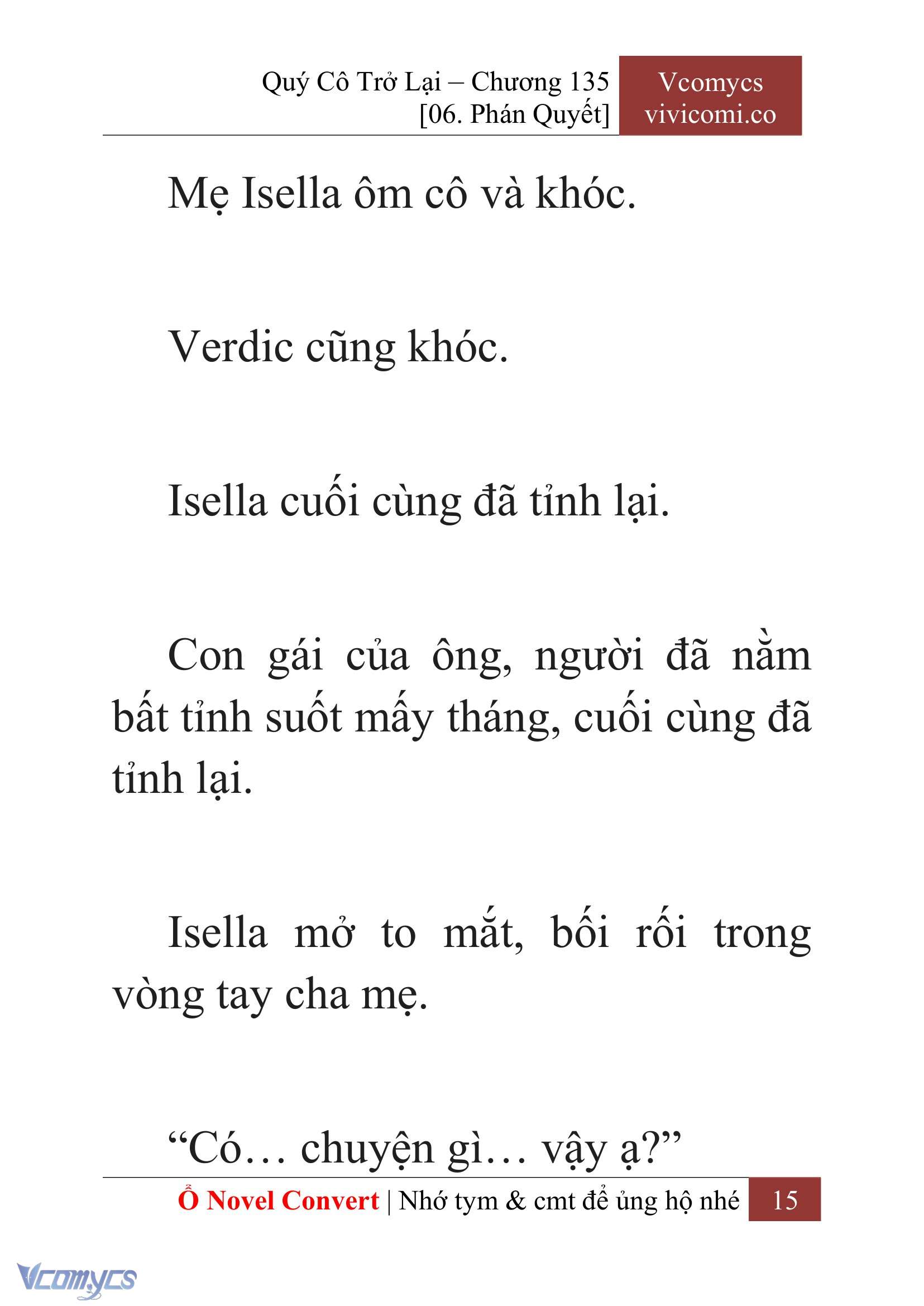[Novel] Quý Cô Trở Lại Chapter 135 - Trang 18