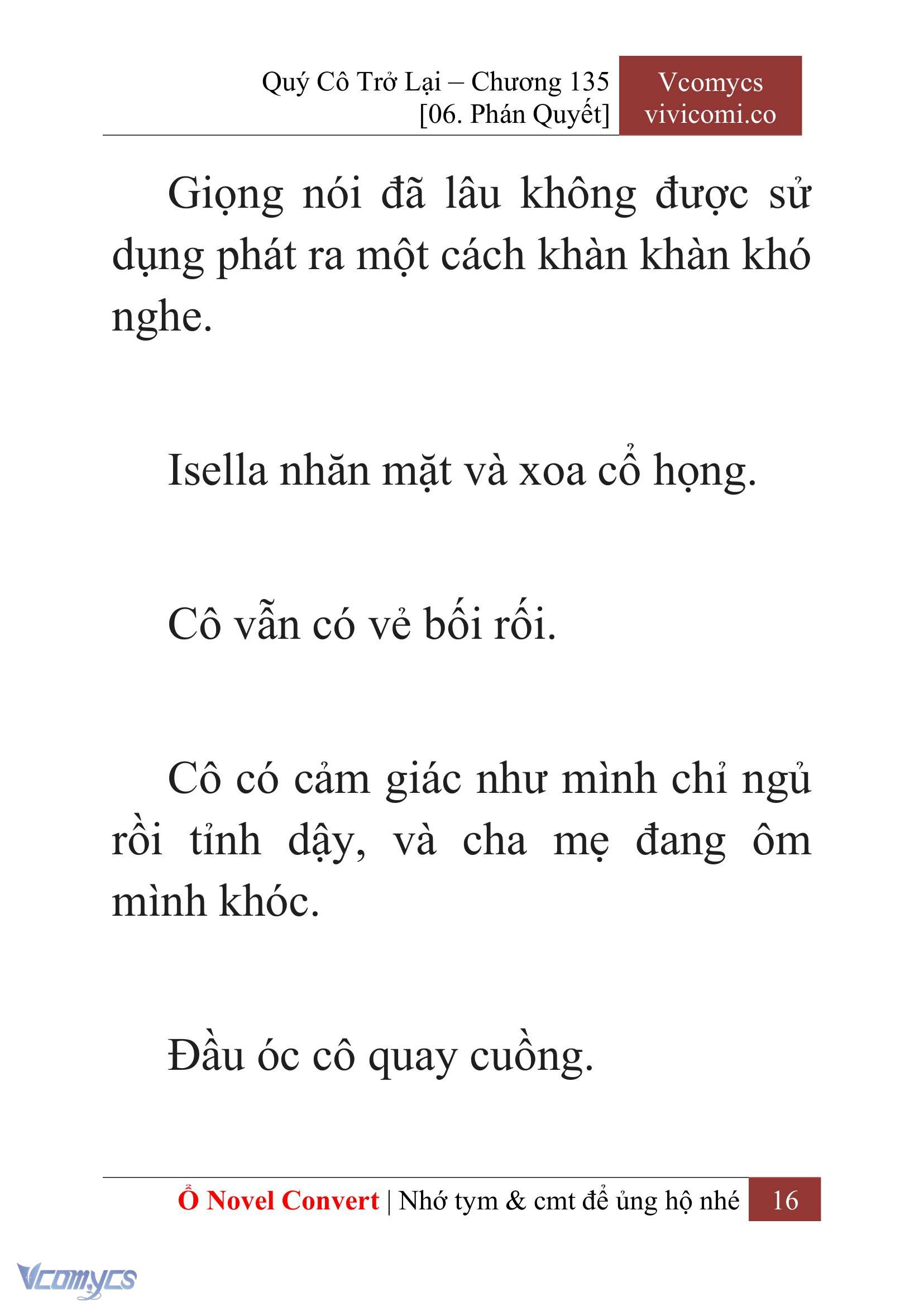 [Novel] Quý Cô Trở Lại Chapter 135 - Trang 19