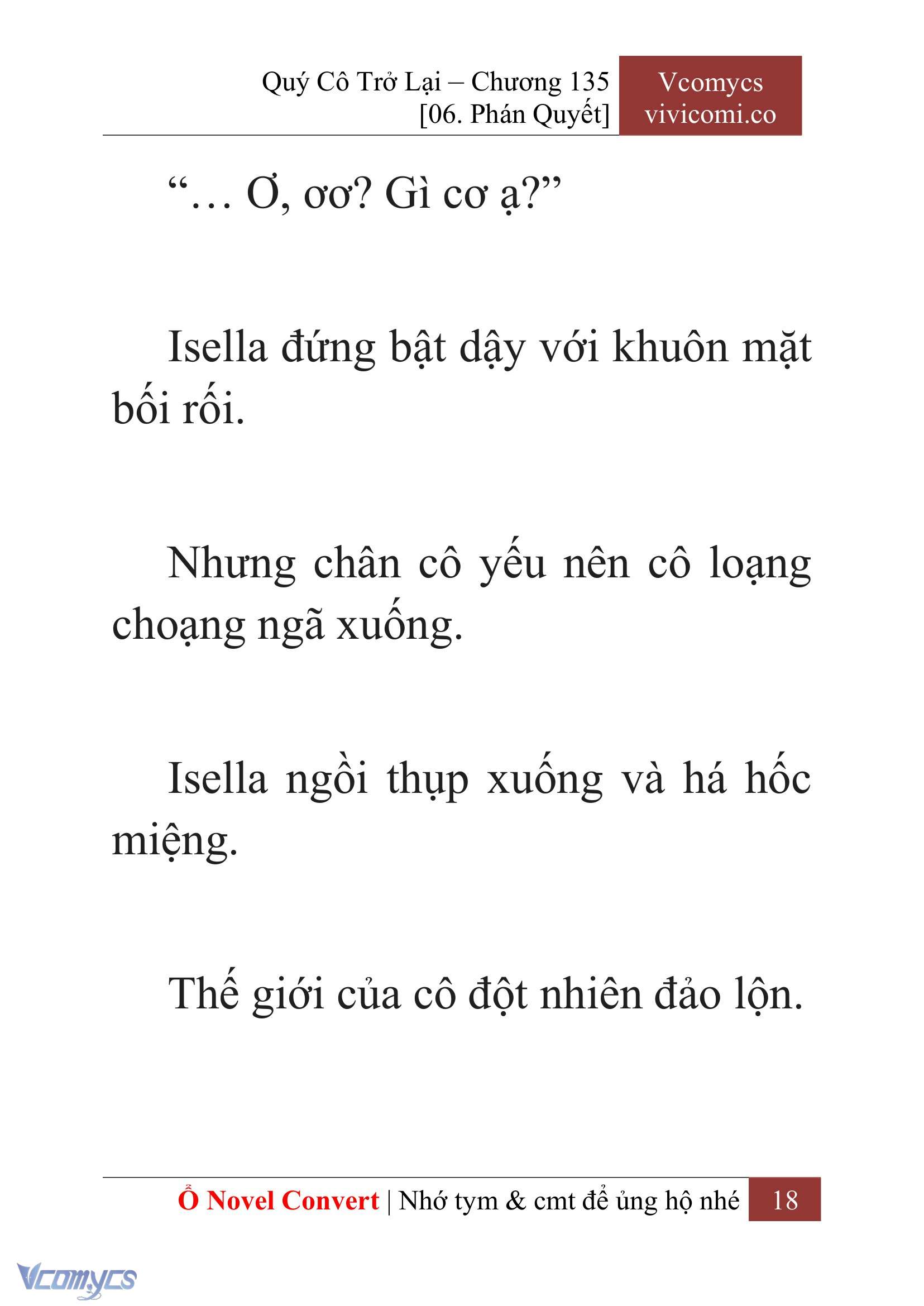 [Novel] Quý Cô Trở Lại Chapter 135 - Trang 21