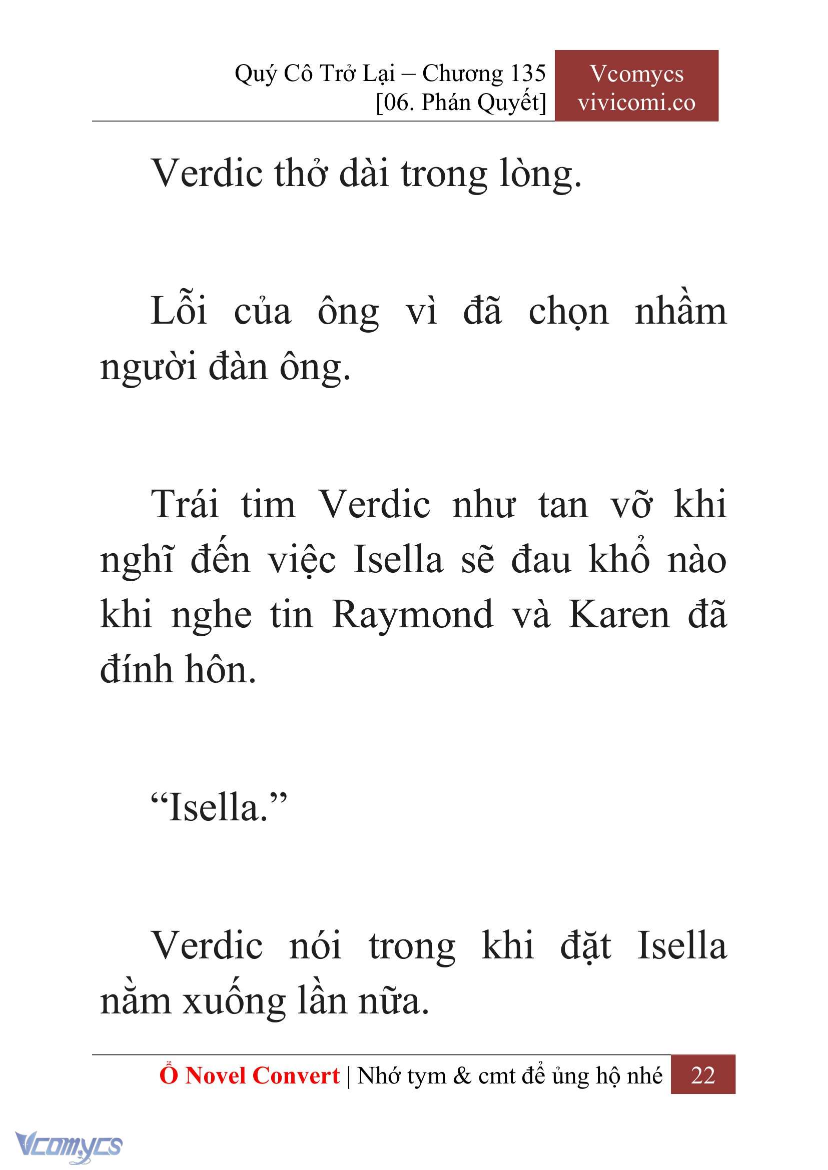 [Novel] Quý Cô Trở Lại Chapter 135 - Trang 25