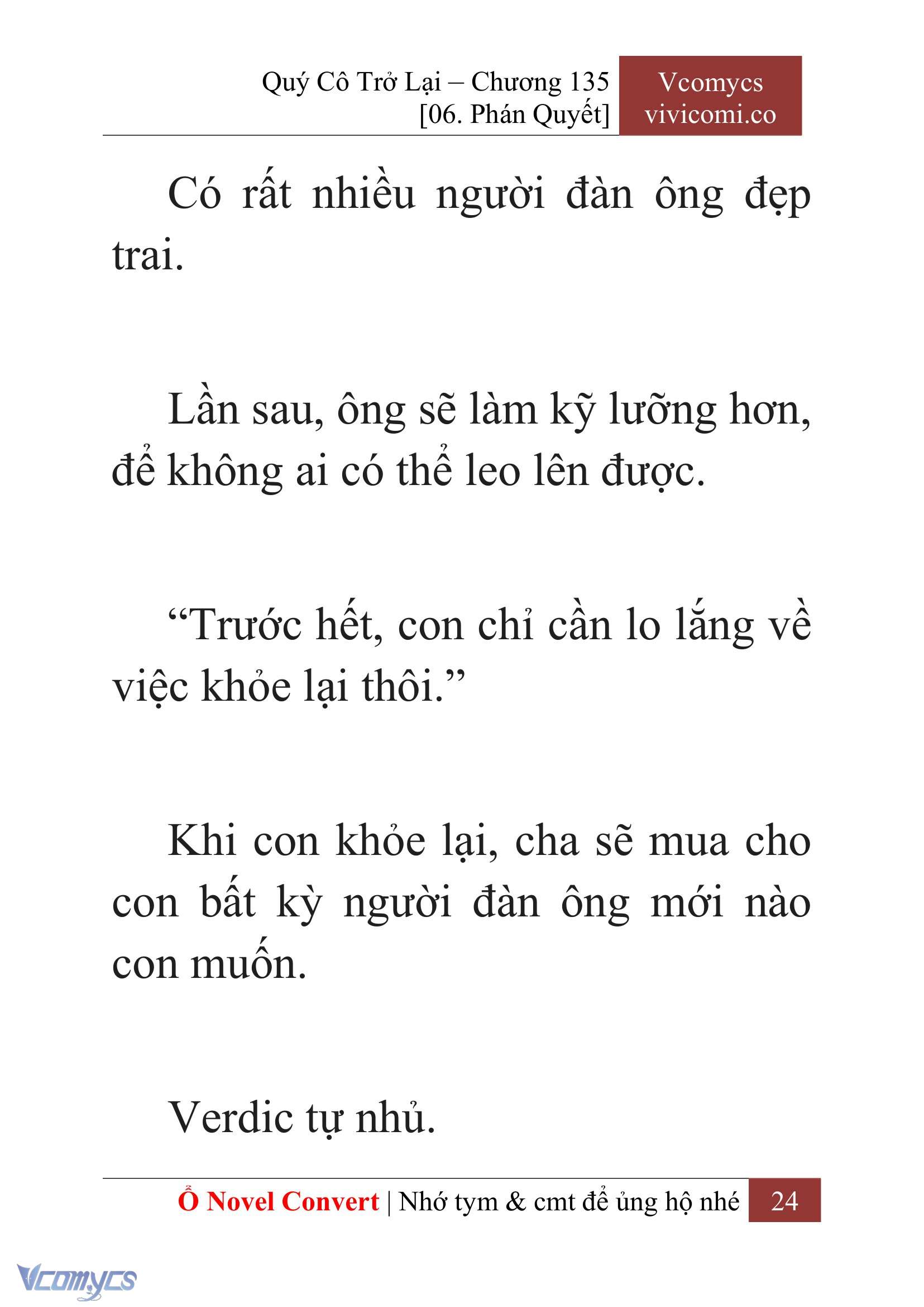 [Novel] Quý Cô Trở Lại Chapter 135 - Trang 27