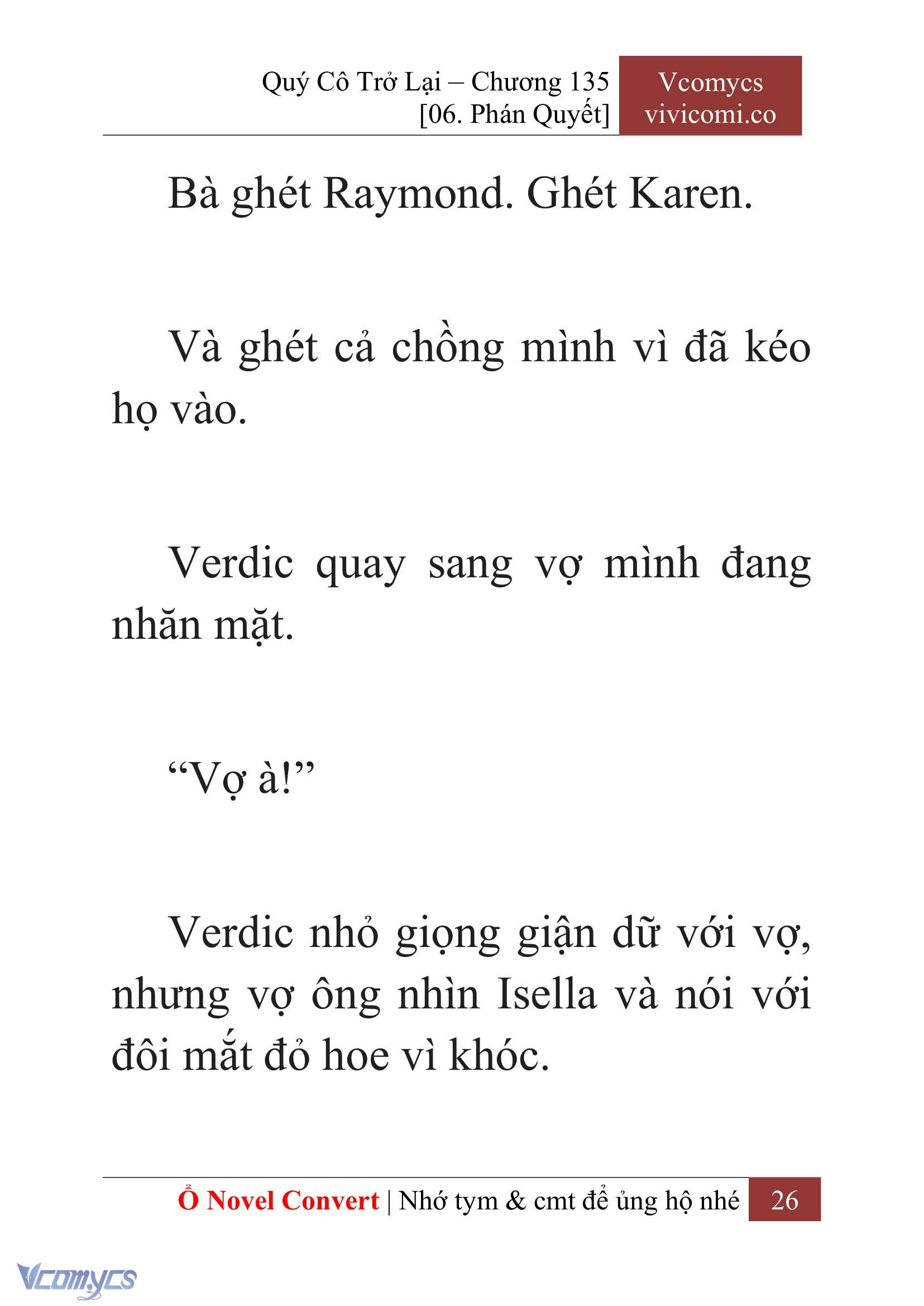 [Novel] Quý Cô Trở Lại Chapter 135 - Trang 29