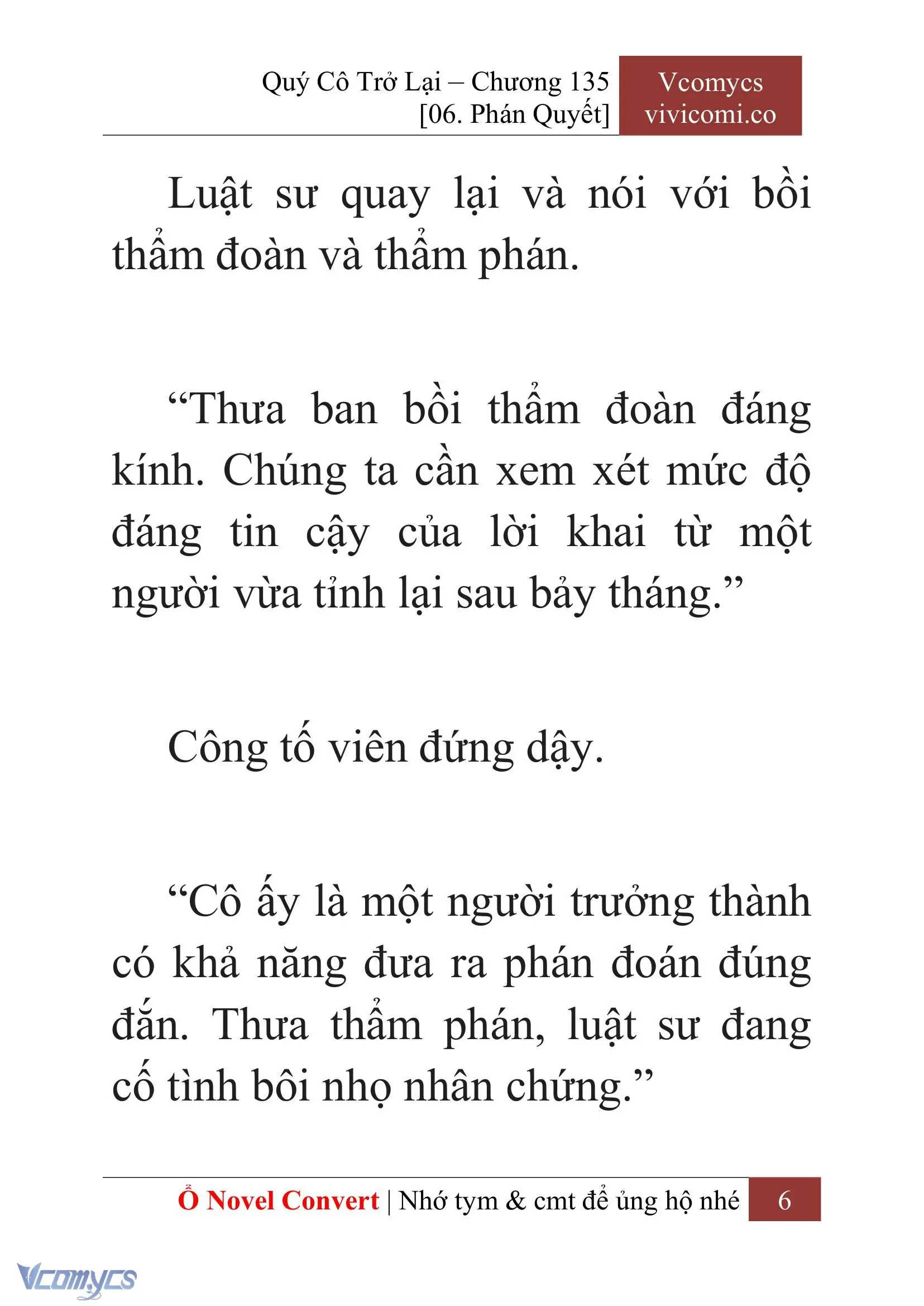[Novel] Quý Cô Trở Lại Chapter 135 - Trang 9