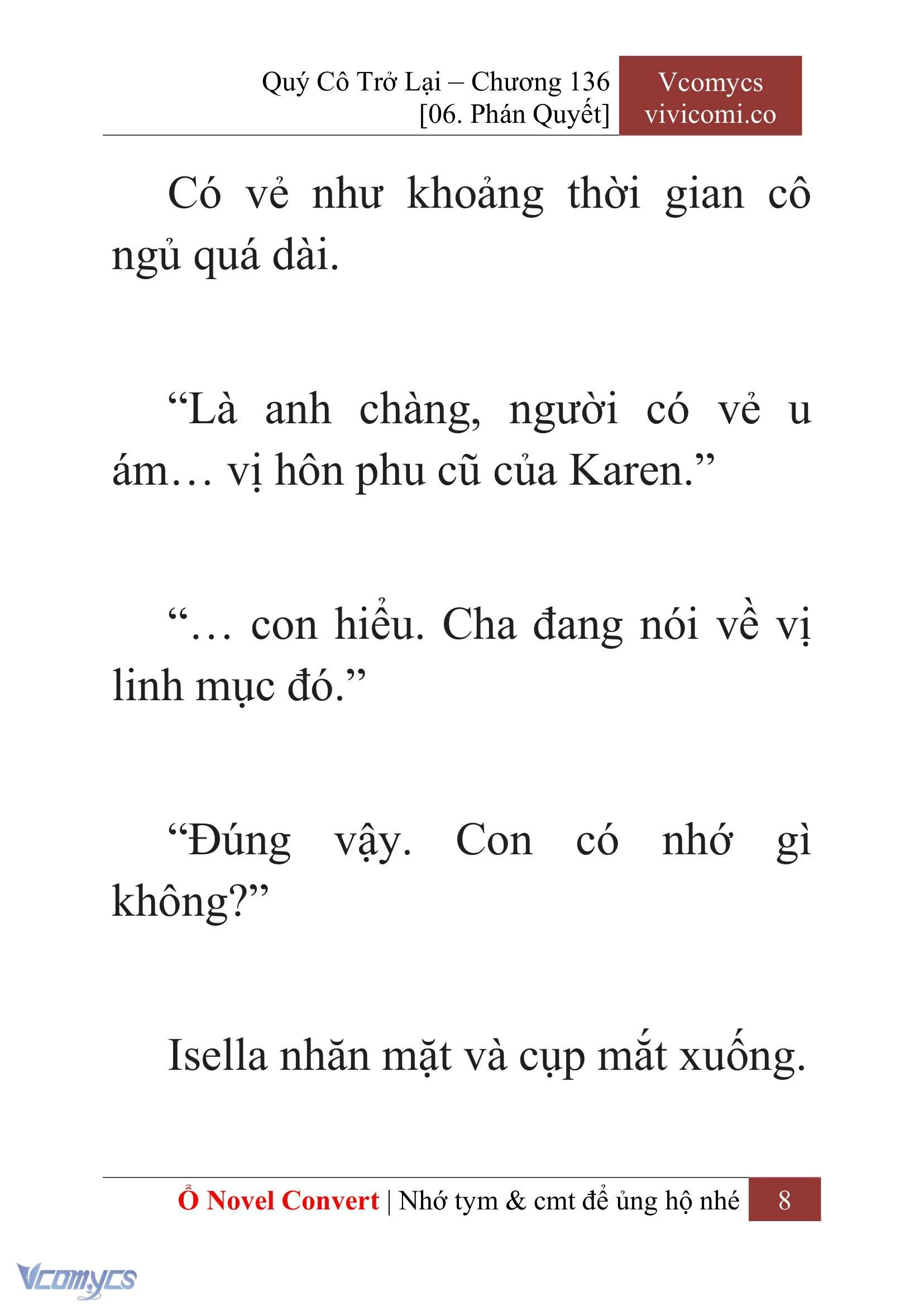 [Novel] Quý Cô Trở Lại Chapter 136 - Trang 11