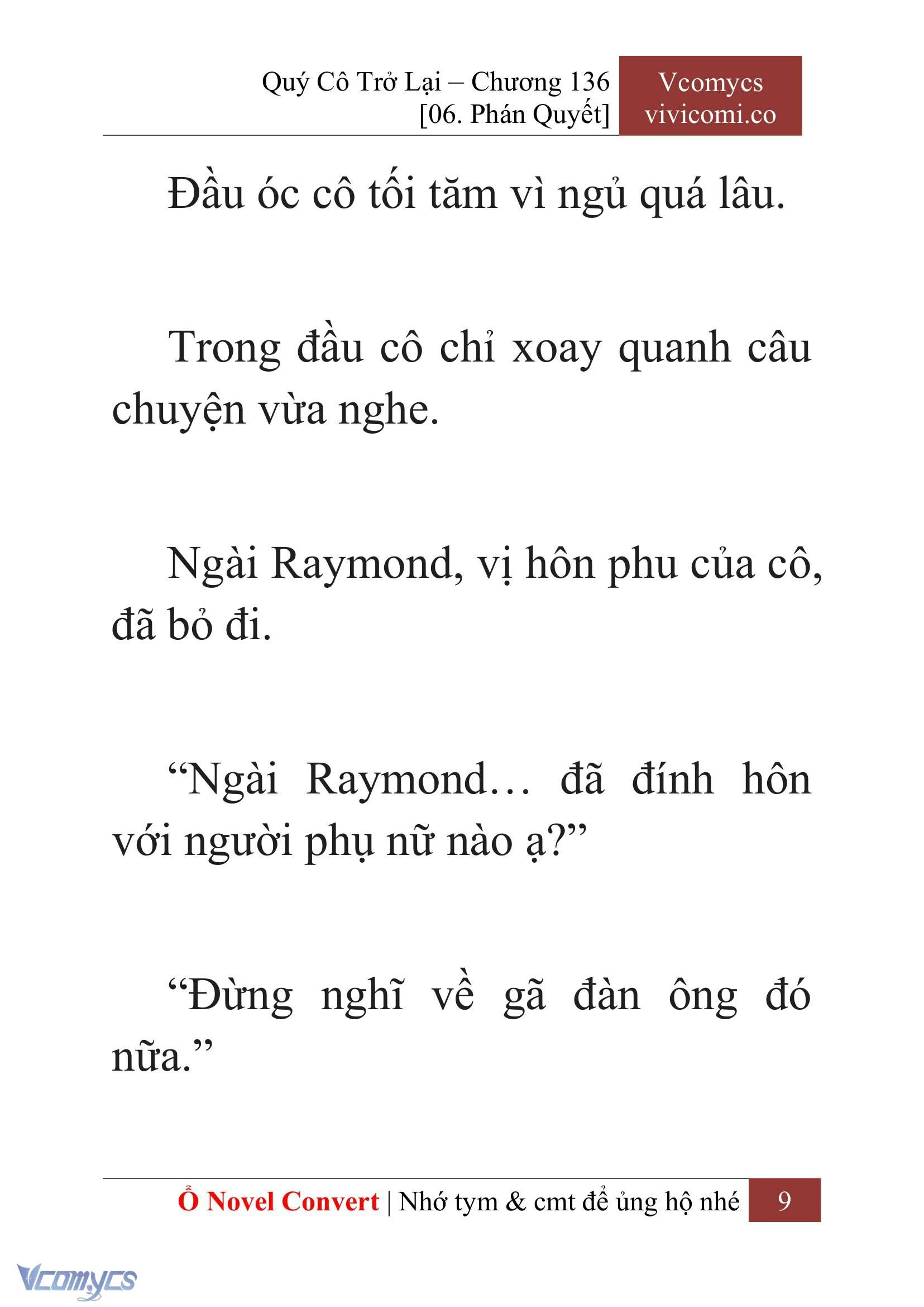 [Novel] Quý Cô Trở Lại Chapter 136 - Trang 12