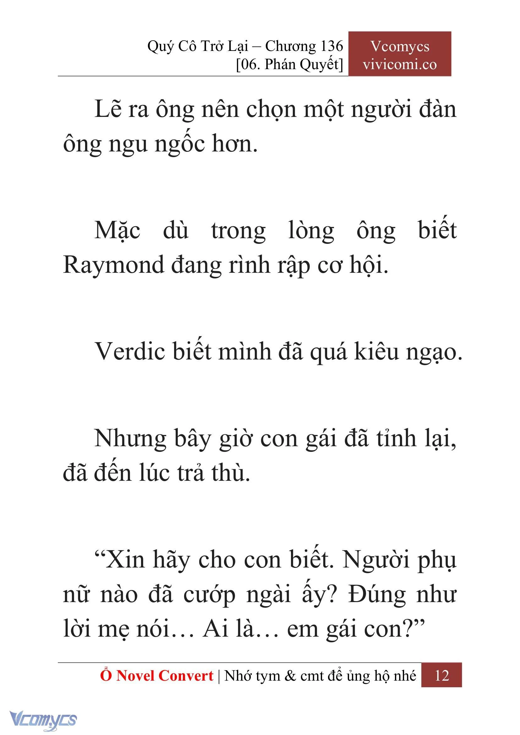 [Novel] Quý Cô Trở Lại Chapter 136 - Trang 15
