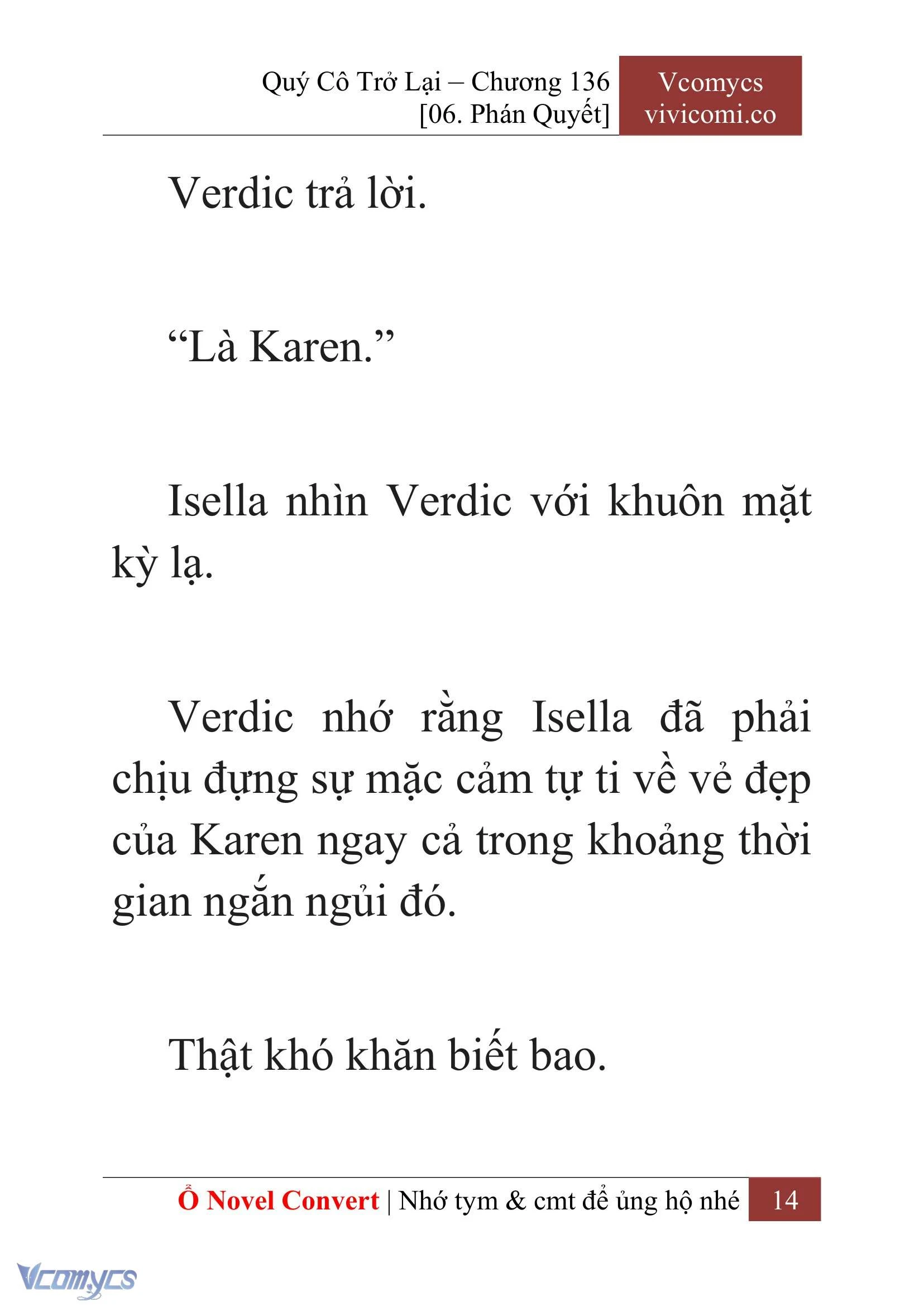[Novel] Quý Cô Trở Lại Chapter 136 - Trang 17