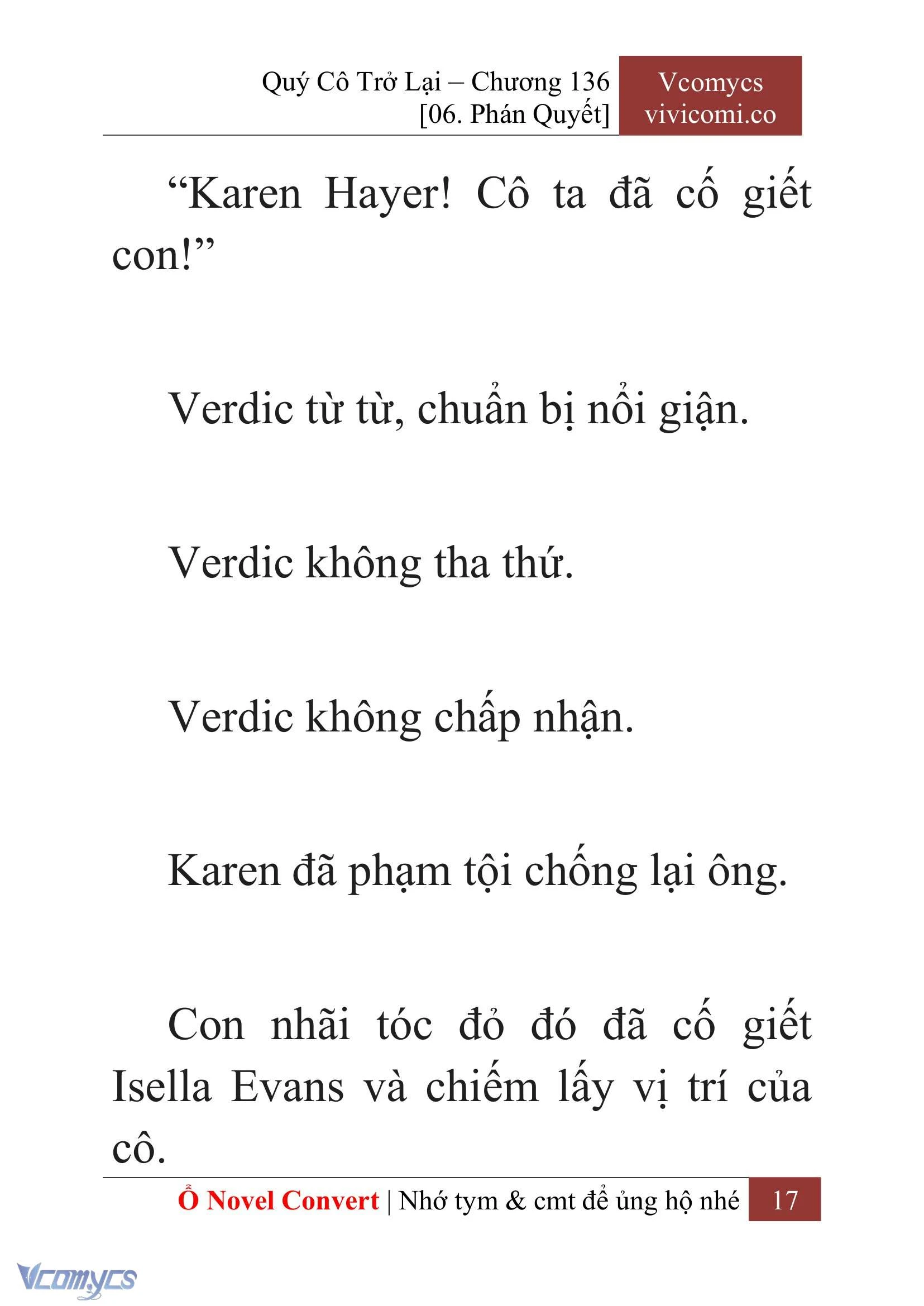 [Novel] Quý Cô Trở Lại Chapter 136 - Trang 20