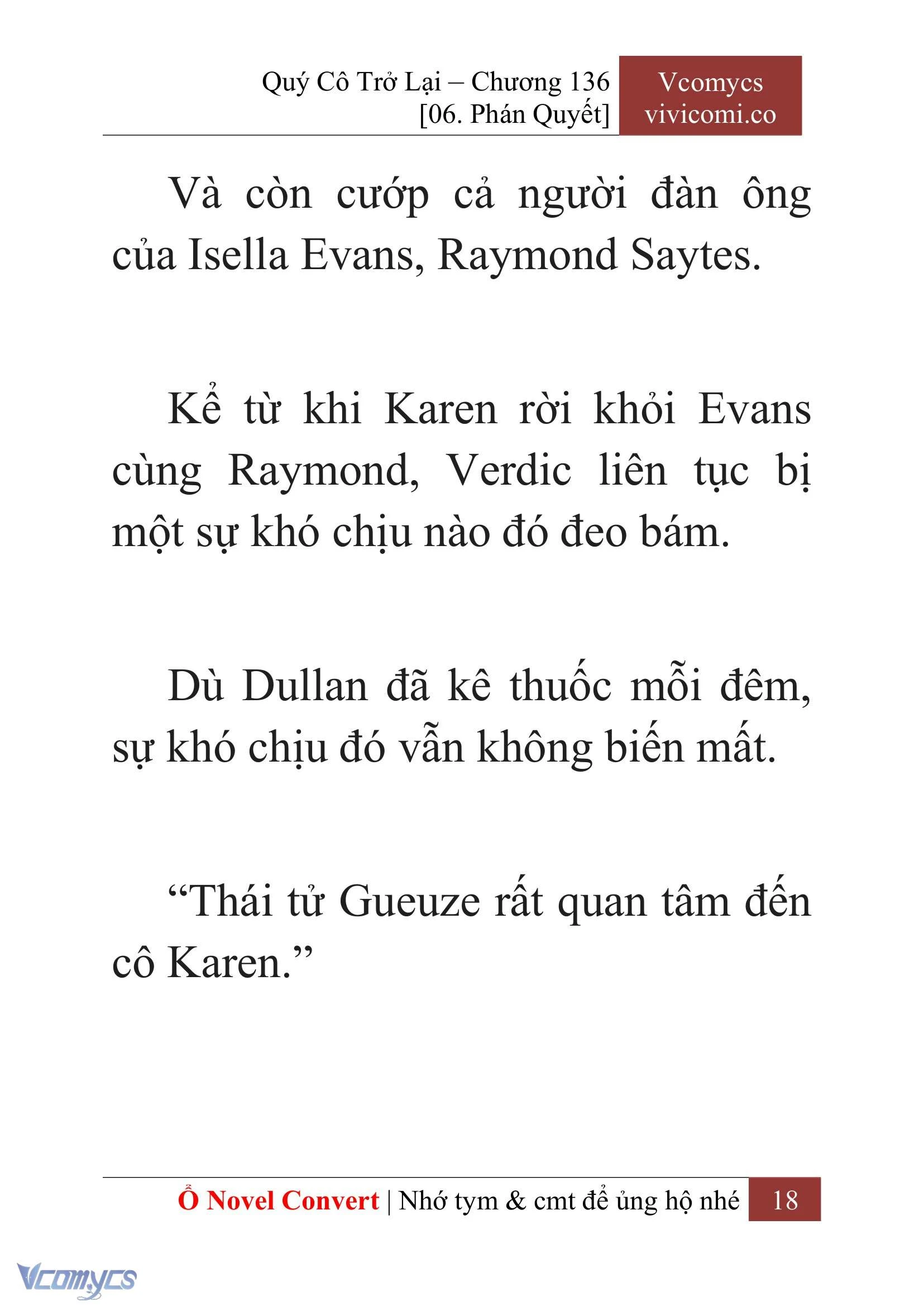 [Novel] Quý Cô Trở Lại Chapter 136 - Trang 21