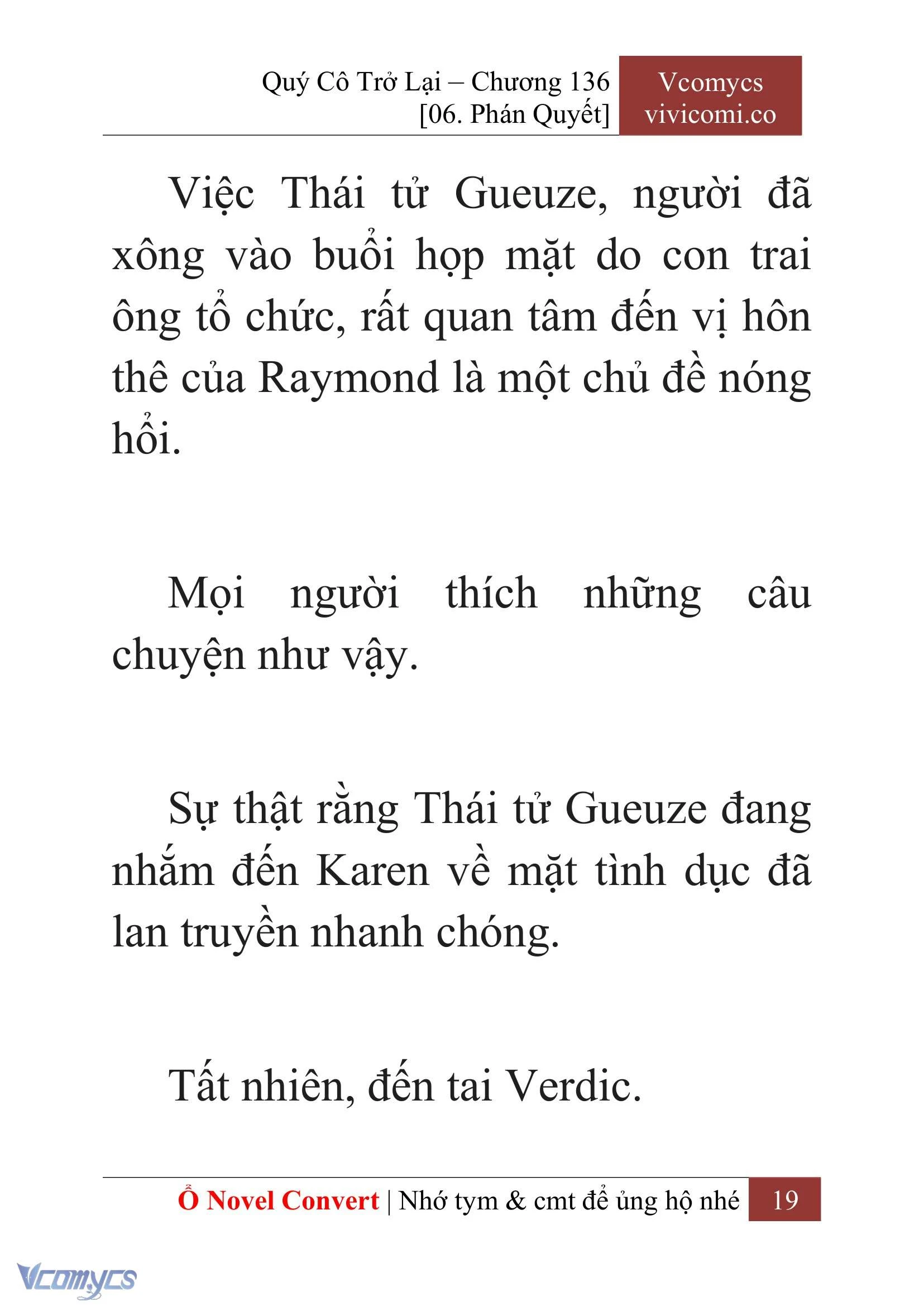 [Novel] Quý Cô Trở Lại Chapter 136 - Trang 22