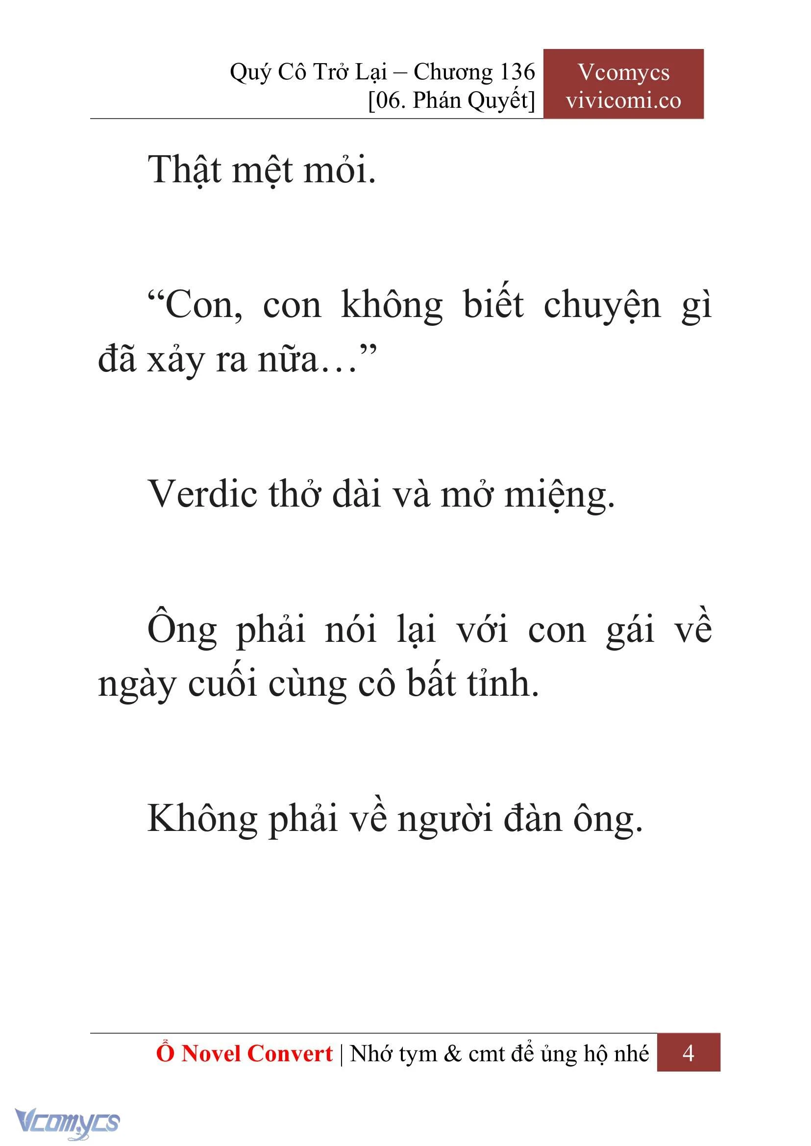 [Novel] Quý Cô Trở Lại Chapter 136 - Trang 7