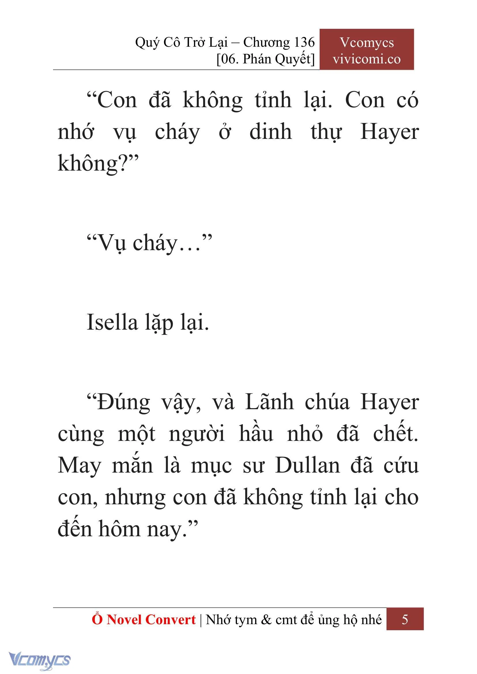 [Novel] Quý Cô Trở Lại Chapter 136 - Trang 8