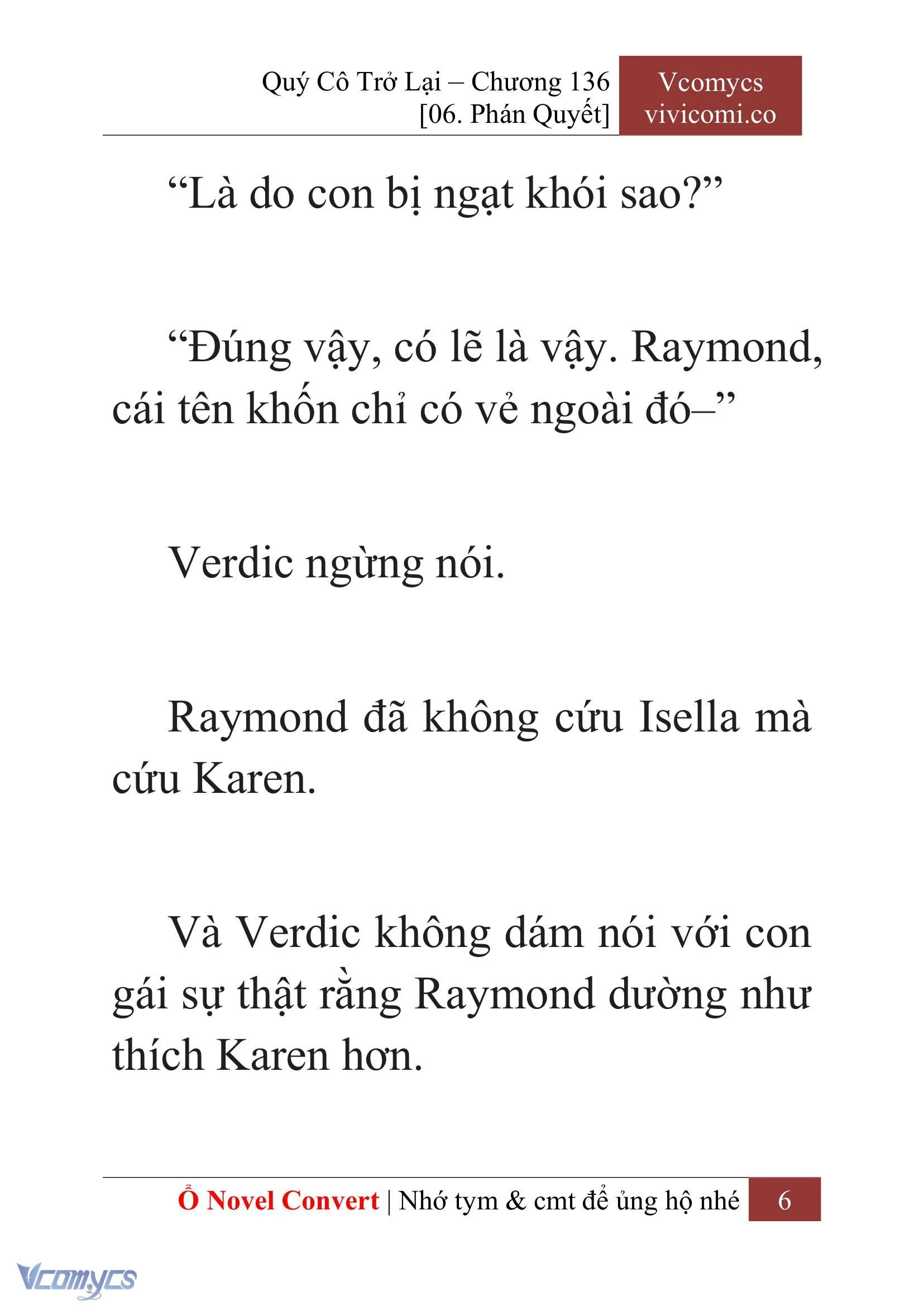 [Novel] Quý Cô Trở Lại Chapter 136 - Trang 9