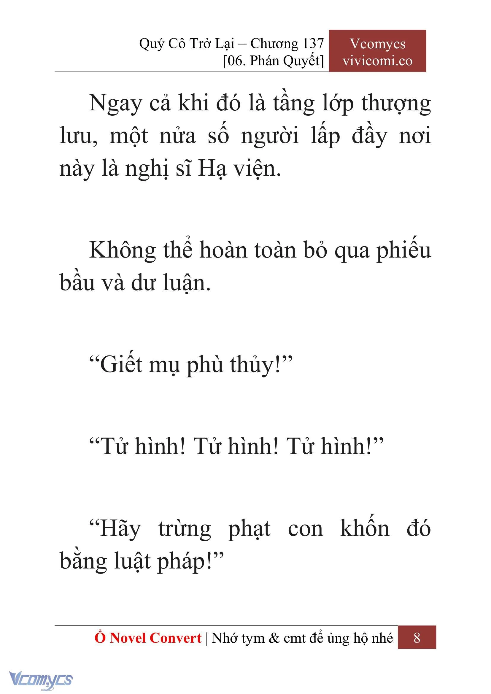 [Novel] Quý Cô Trở Lại Chapter 137 - Trang 11