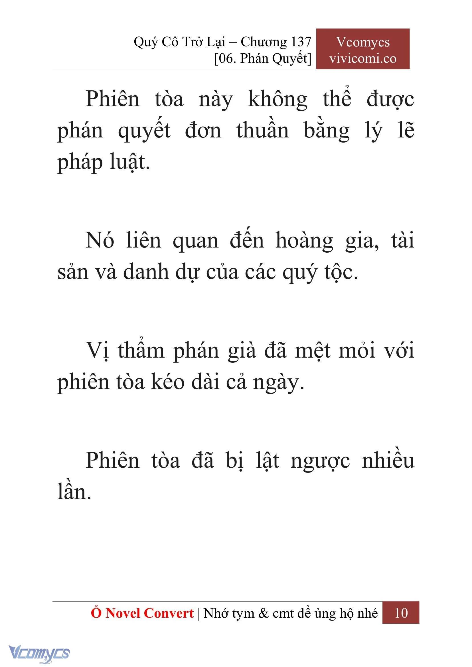 [Novel] Quý Cô Trở Lại Chapter 137 - Trang 13