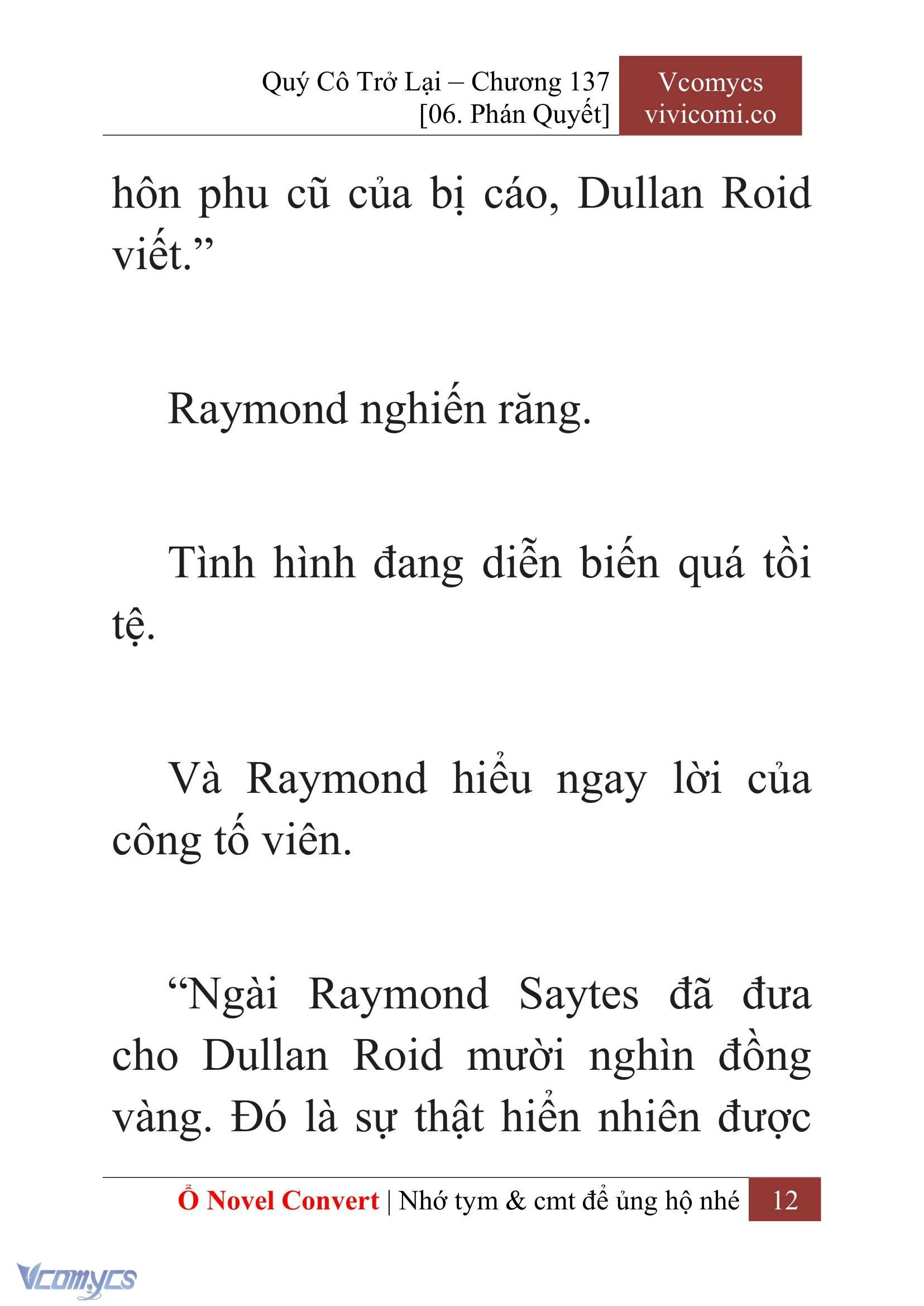 [Novel] Quý Cô Trở Lại Chapter 137 - Trang 15