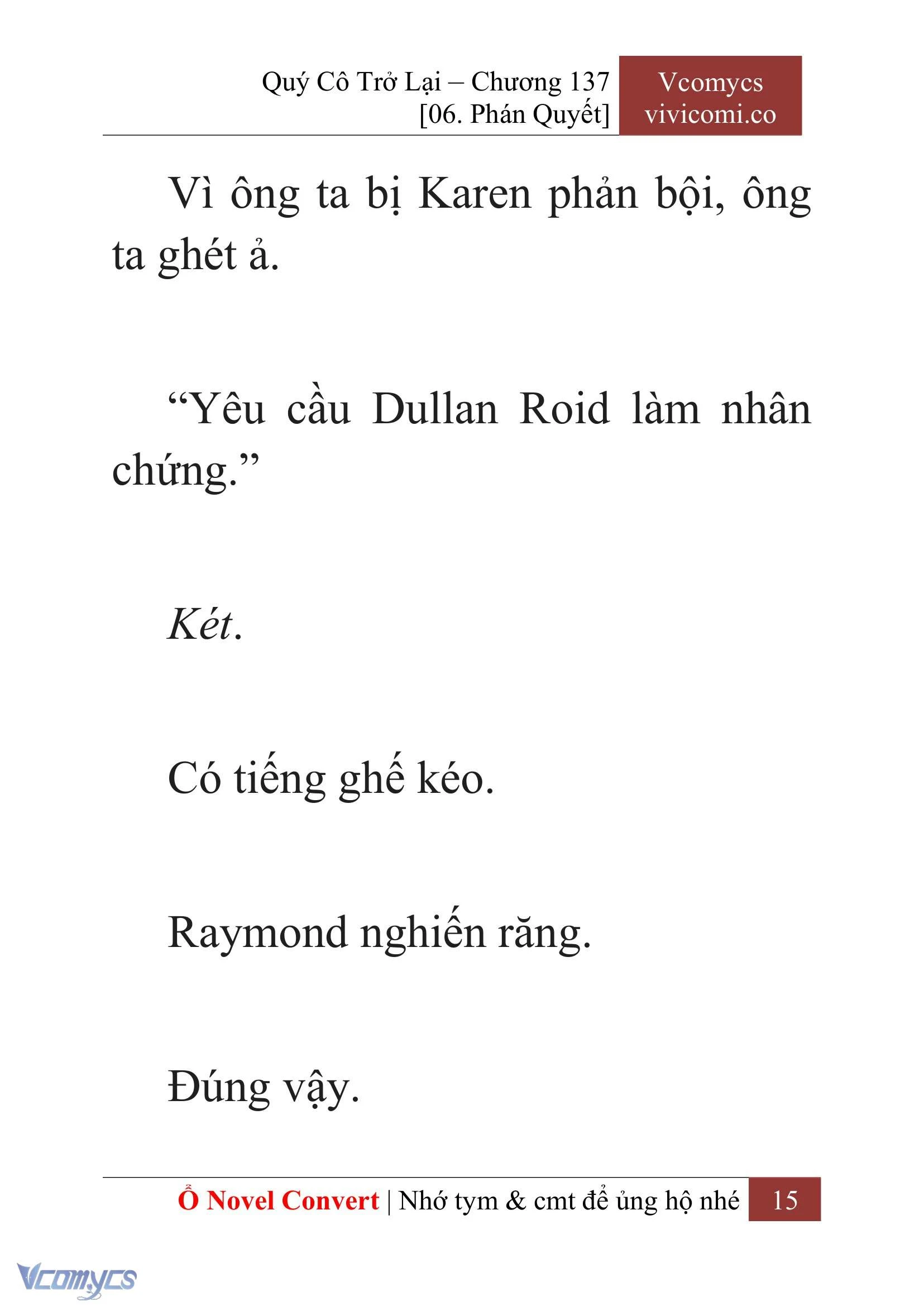 [Novel] Quý Cô Trở Lại Chapter 137 - Trang 18