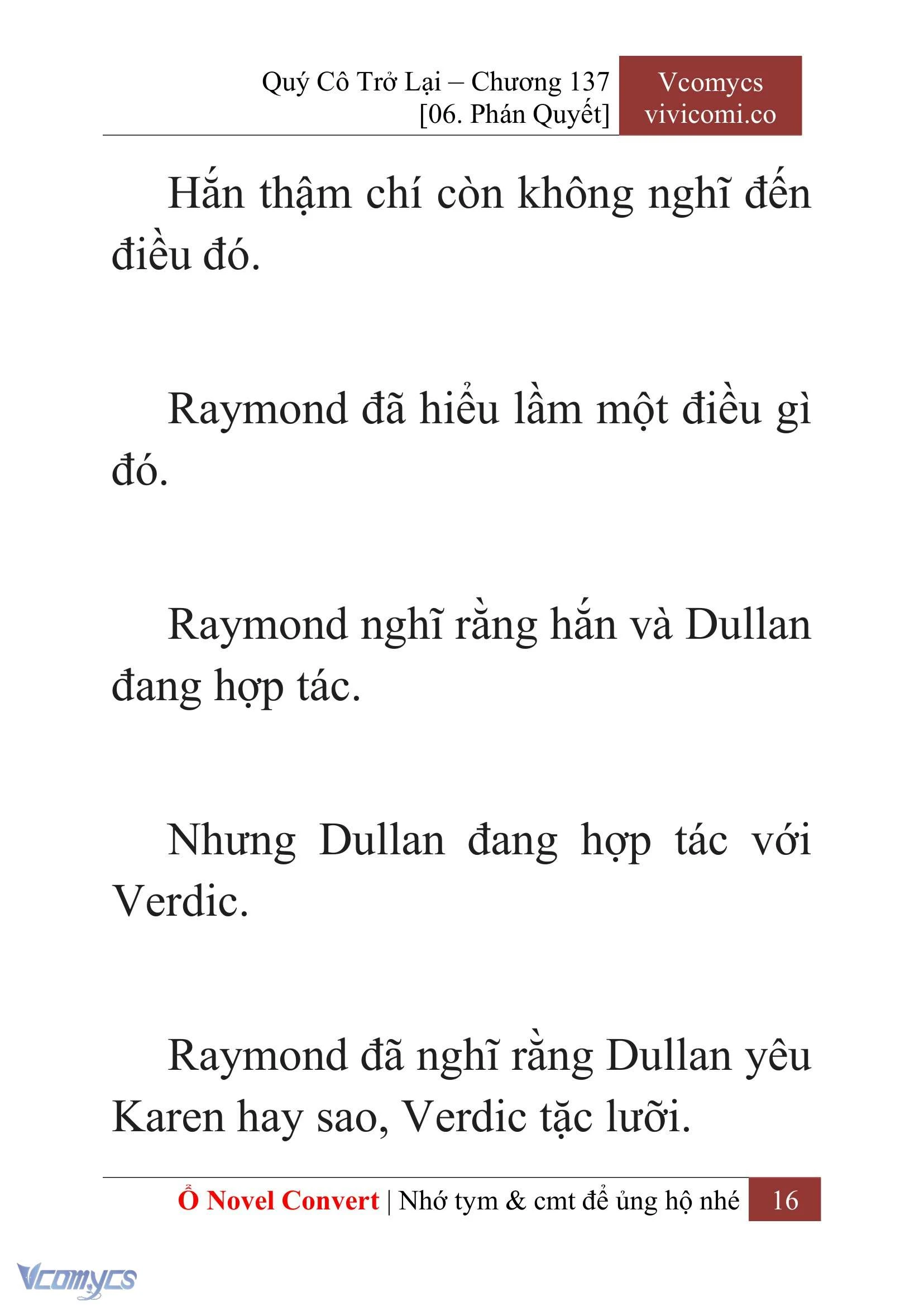 [Novel] Quý Cô Trở Lại Chapter 137 - Trang 19