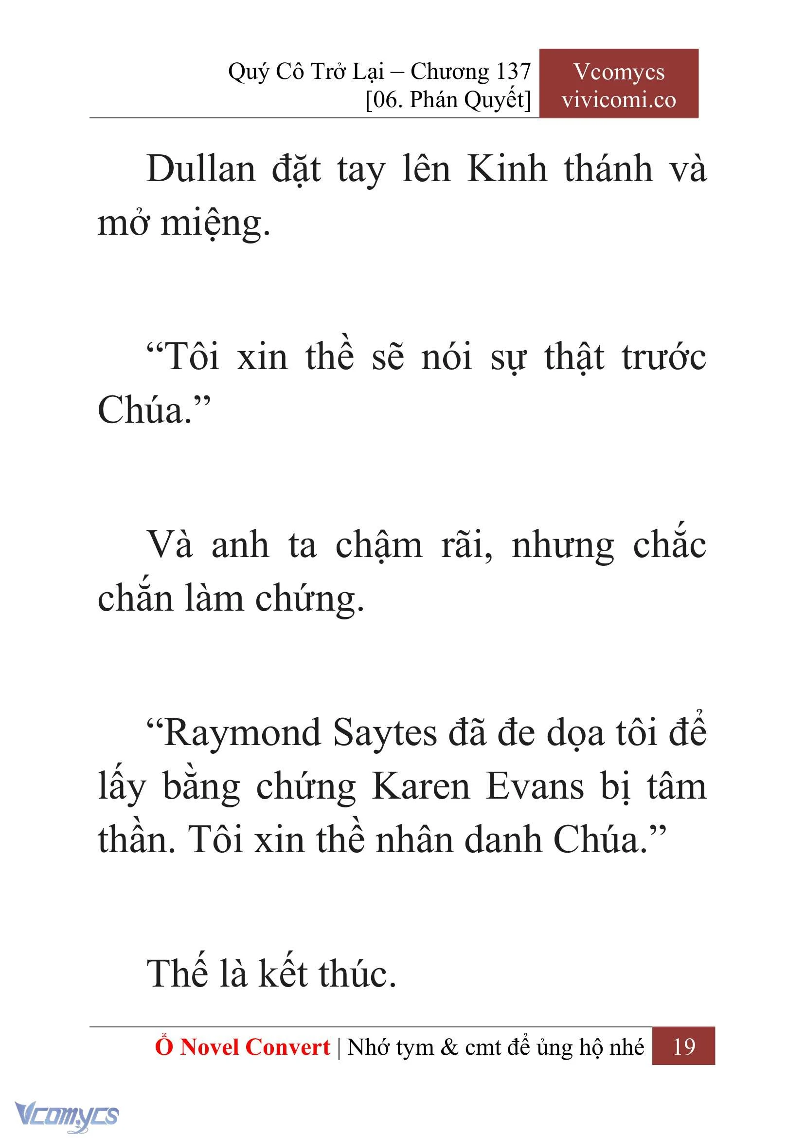 [Novel] Quý Cô Trở Lại Chapter 137 - Trang 22