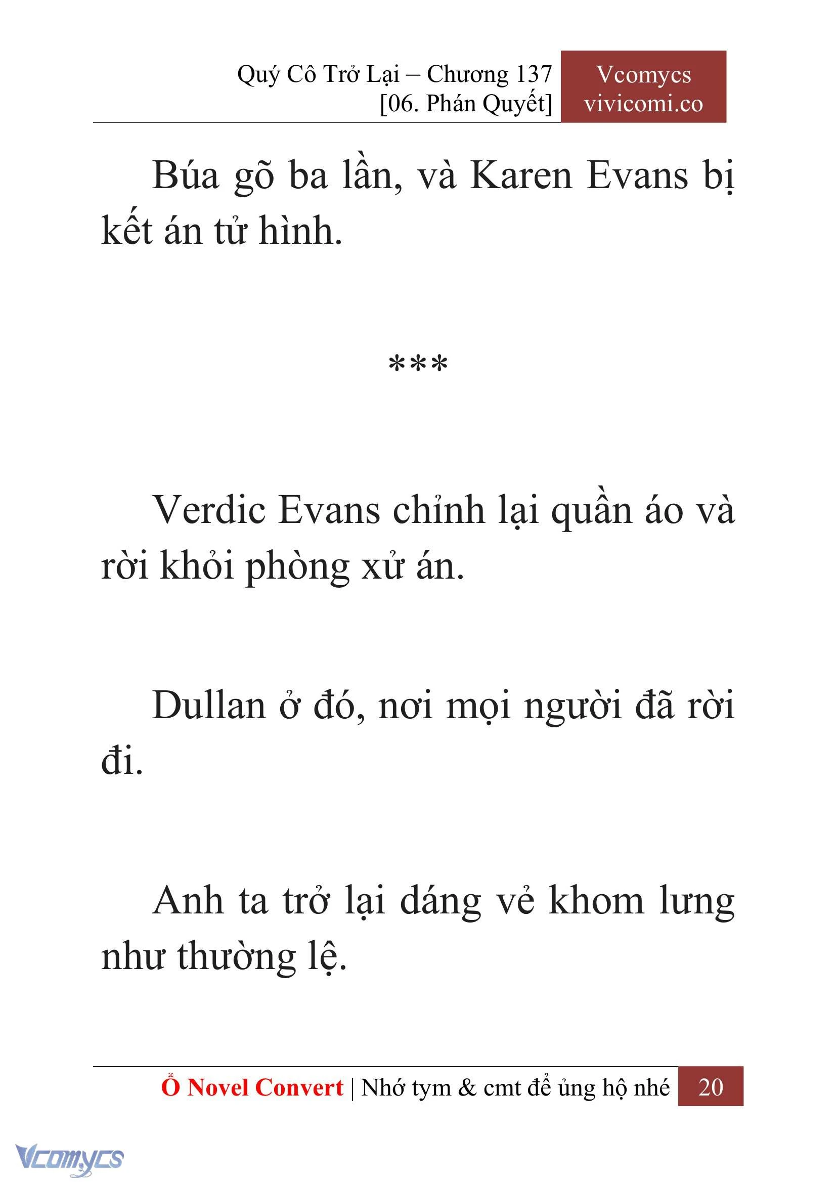 [Novel] Quý Cô Trở Lại Chapter 137 - Trang 23