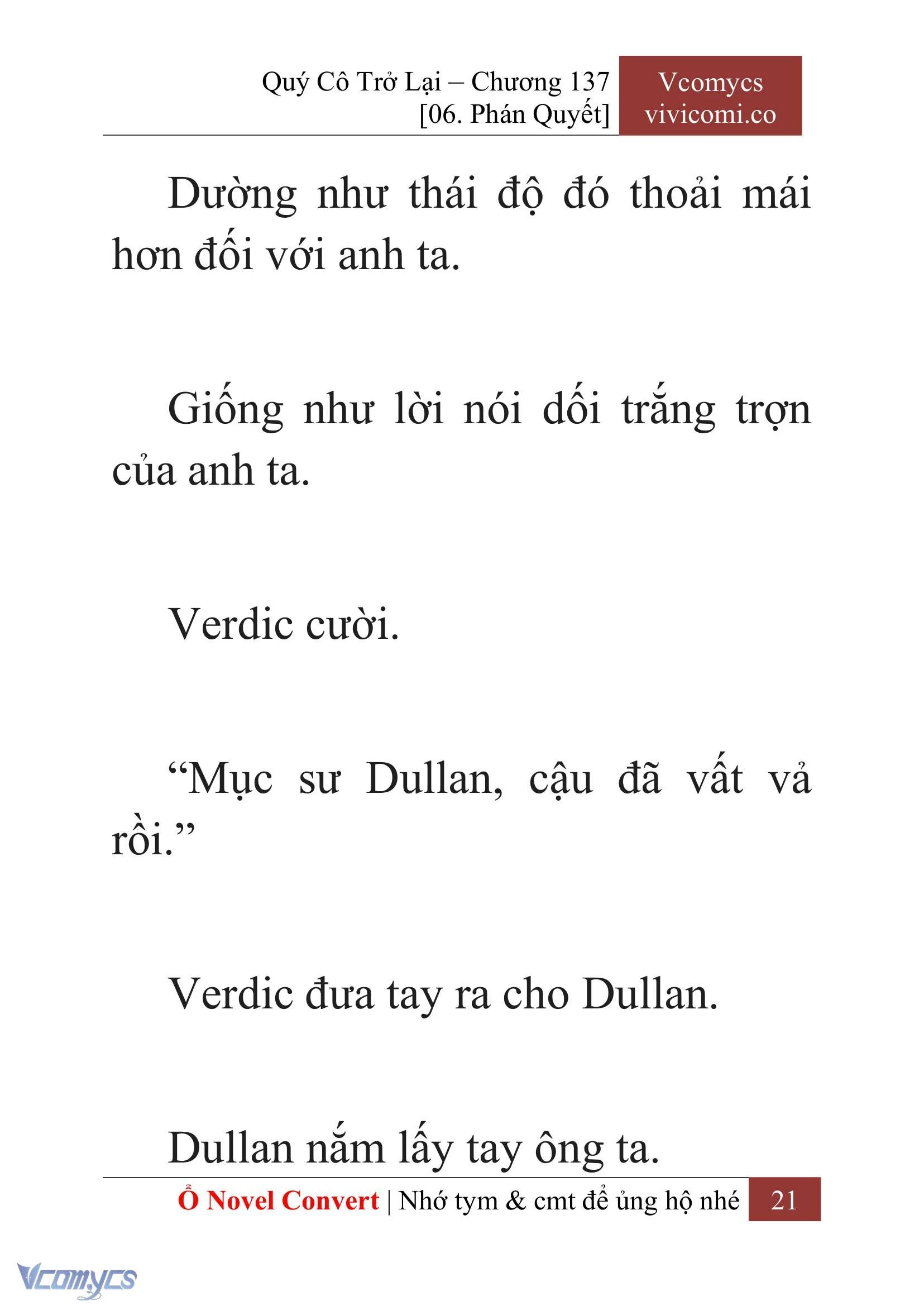 [Novel] Quý Cô Trở Lại Chapter 137 - Trang 24