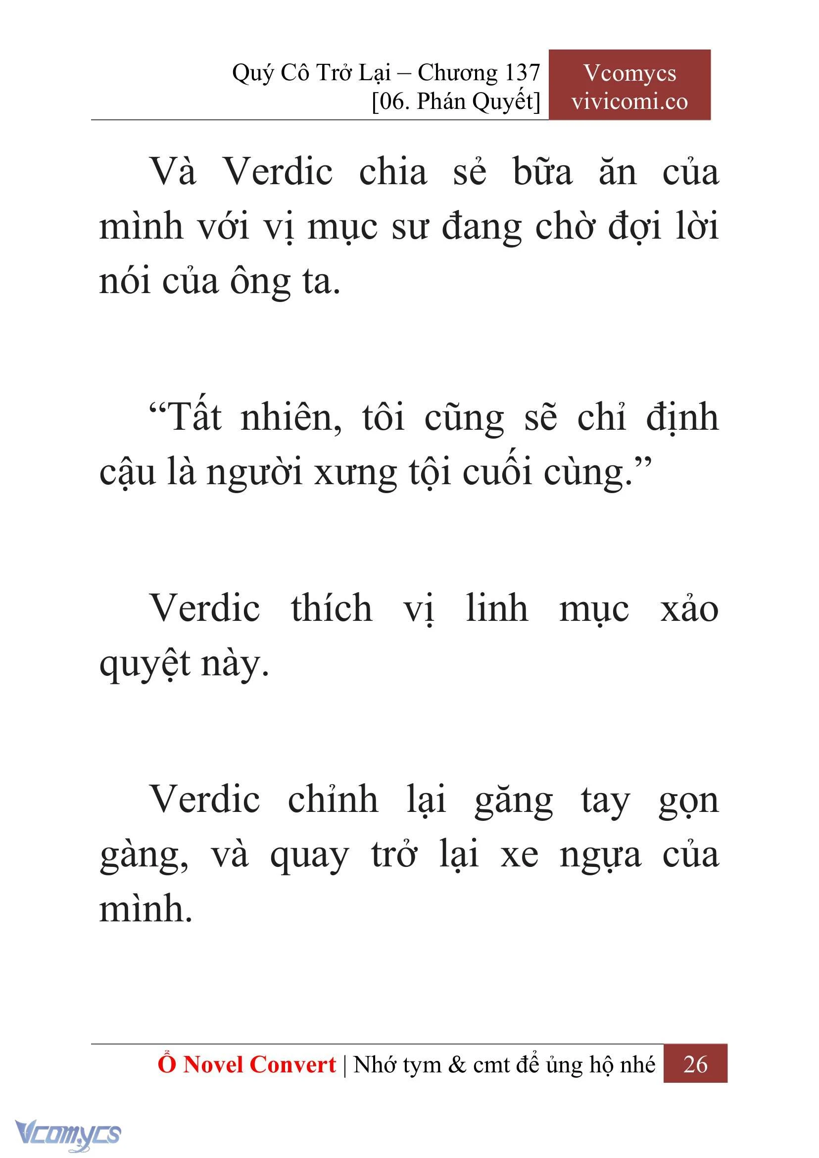 [Novel] Quý Cô Trở Lại Chapter 137 - Trang 29