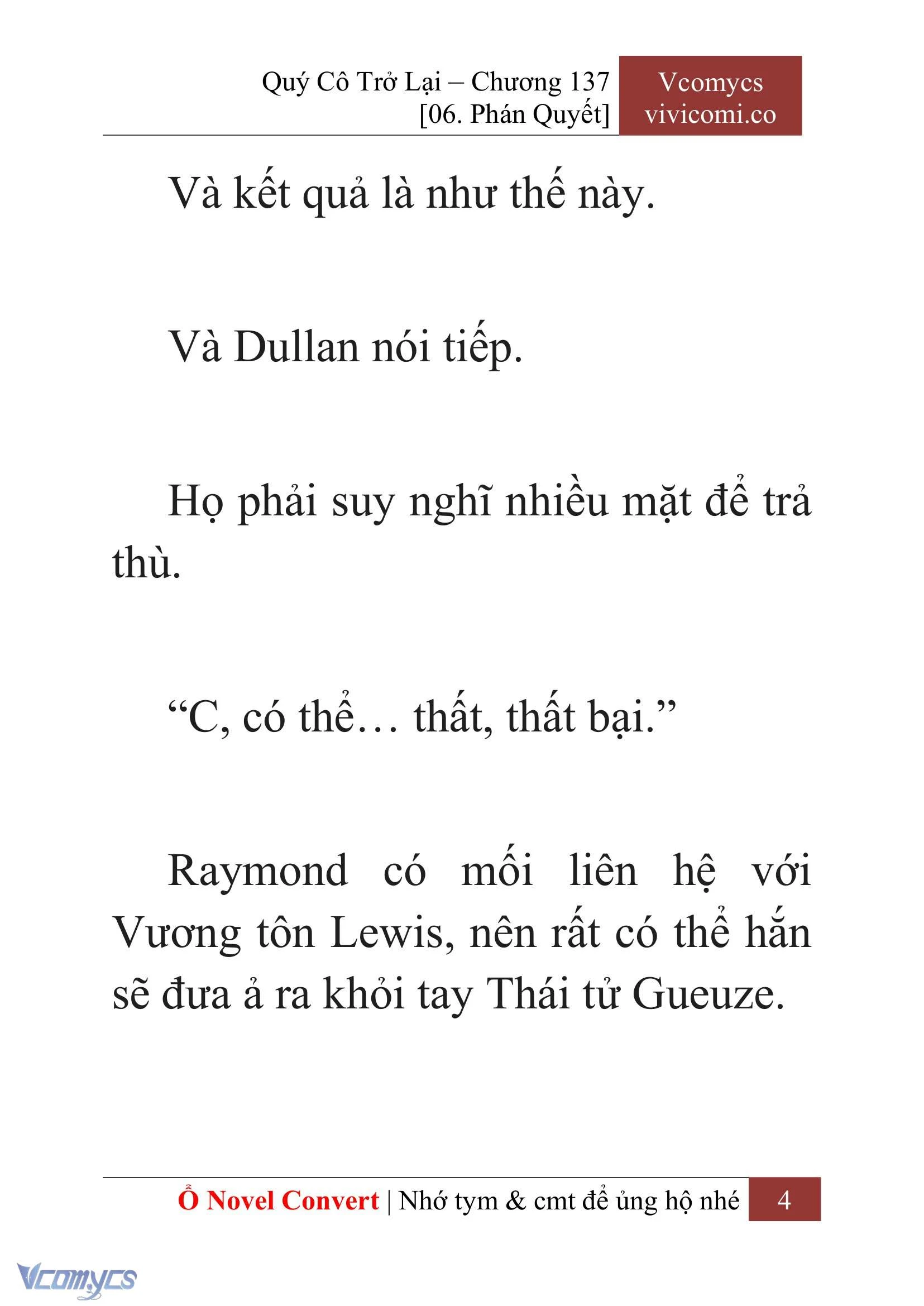 [Novel] Quý Cô Trở Lại Chapter 137 - Trang 7