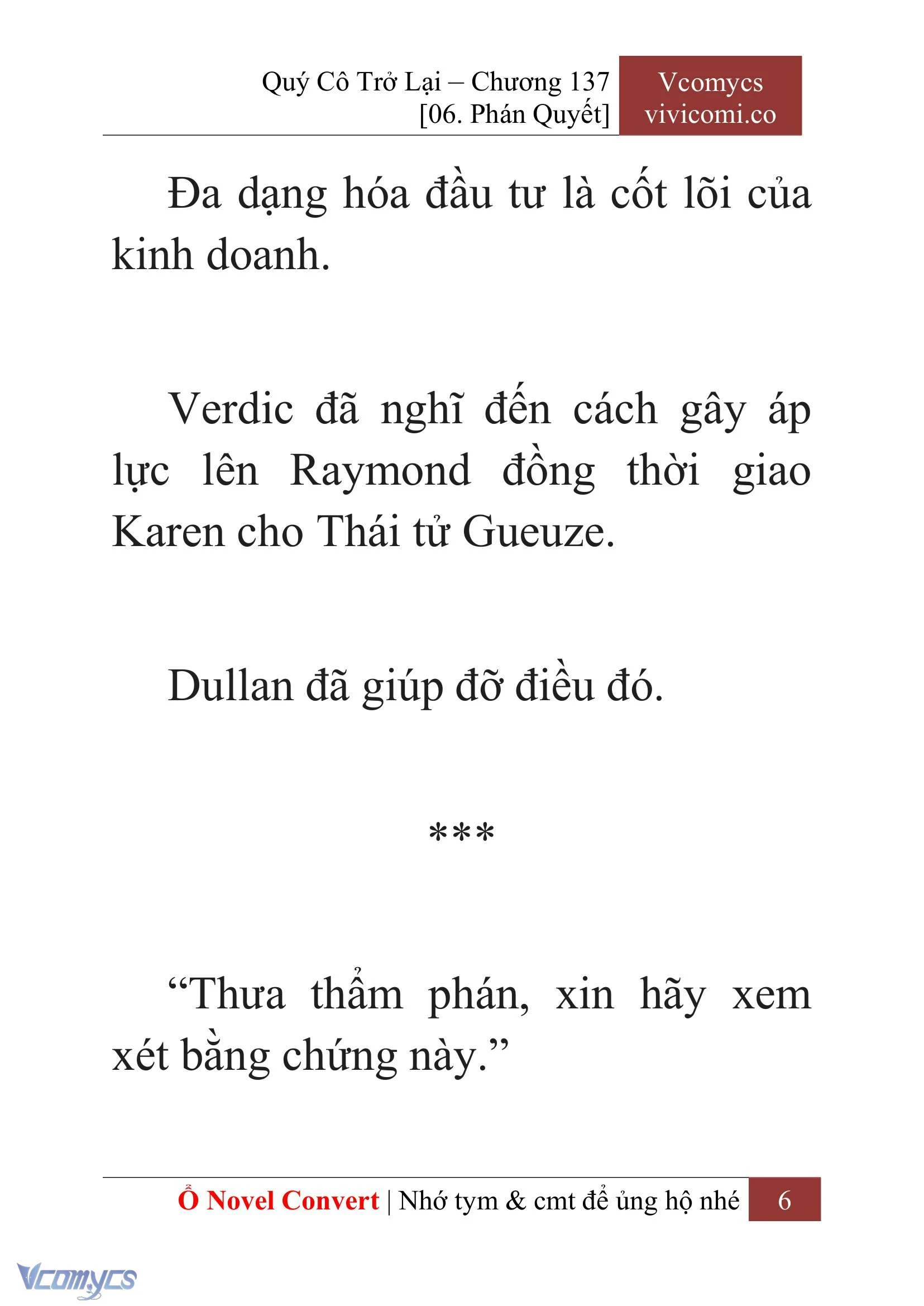 [Novel] Quý Cô Trở Lại Chapter 137 - Trang 9