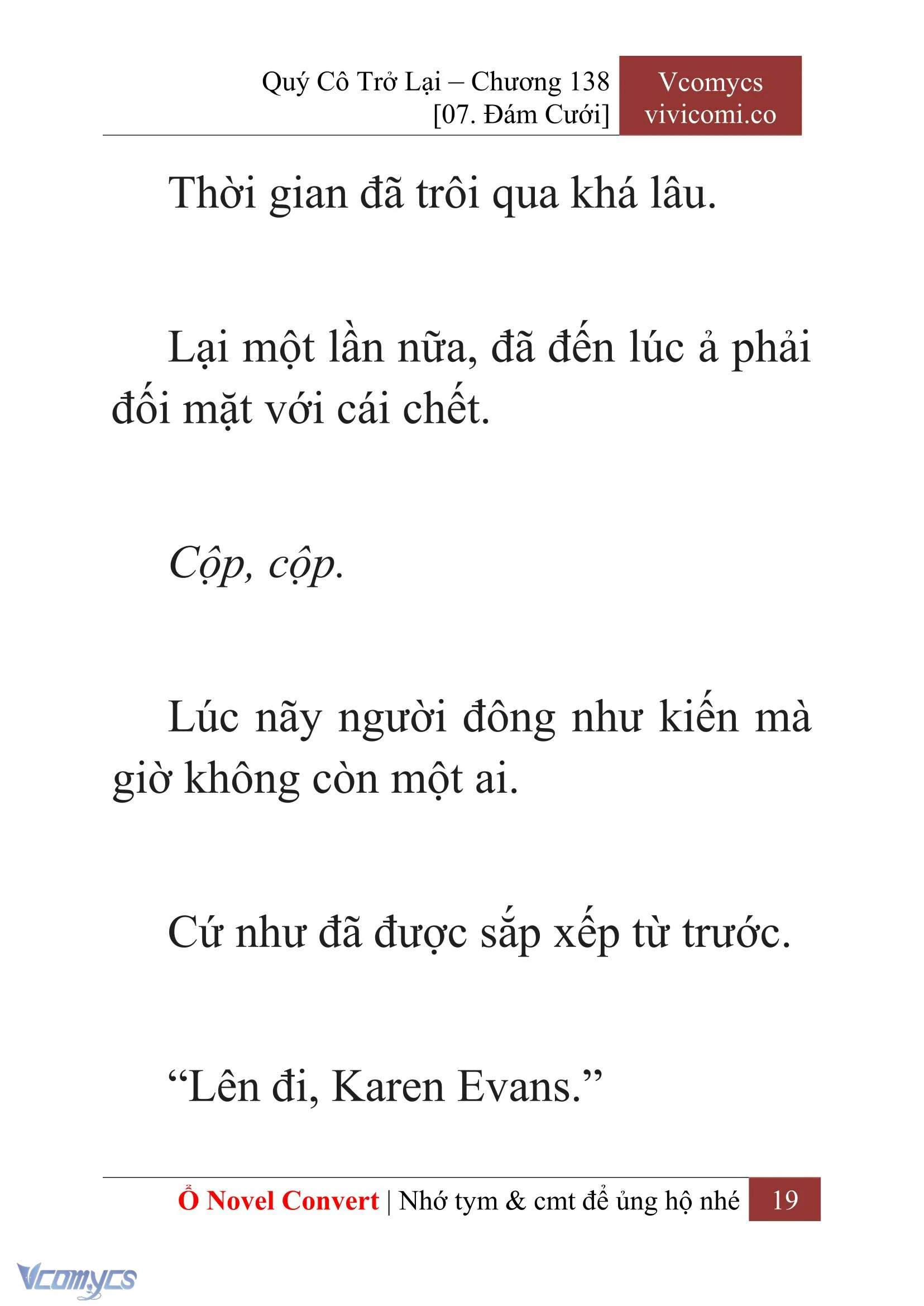 [Novel] Quý Cô Trở Lại Chapter 138 - Trang 22