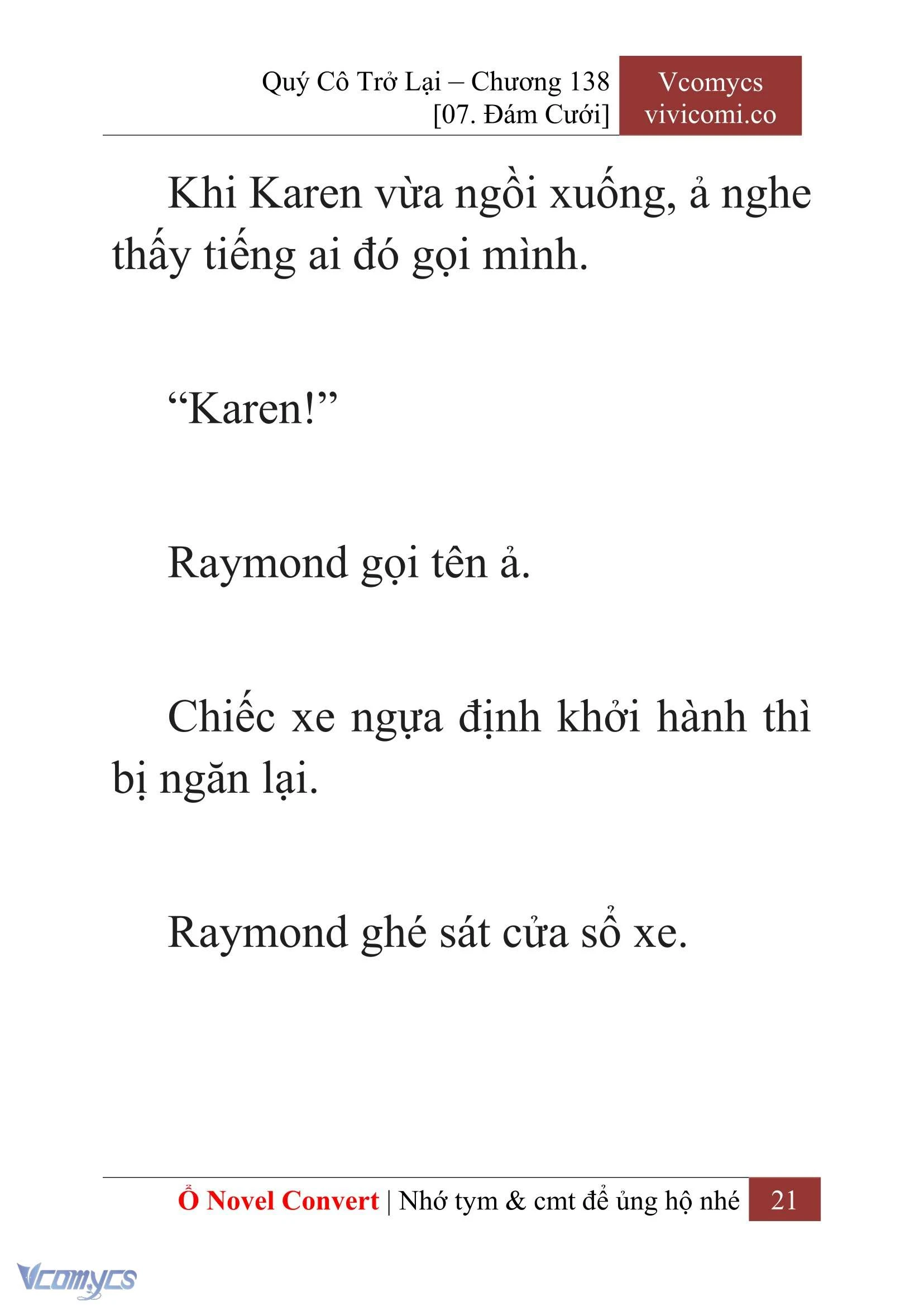 [Novel] Quý Cô Trở Lại Chapter 138 - Trang 24