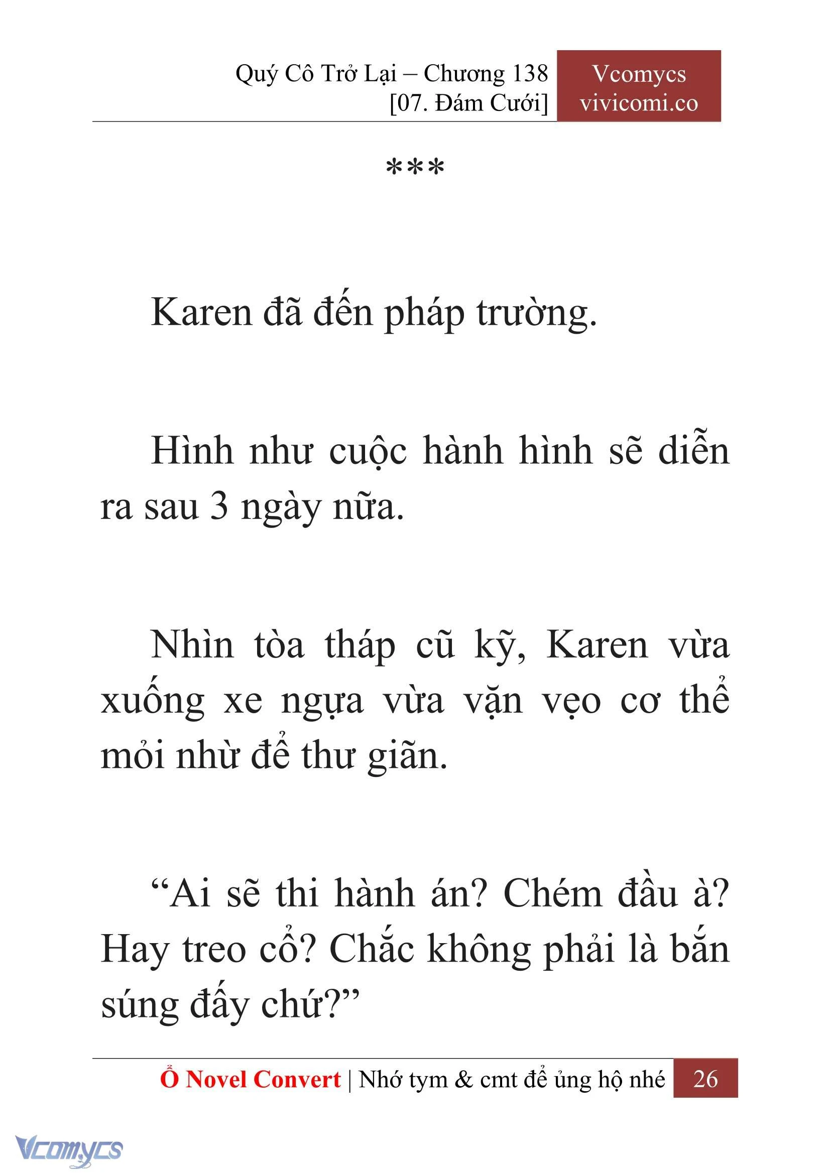 [Novel] Quý Cô Trở Lại Chapter 138 - Trang 29
